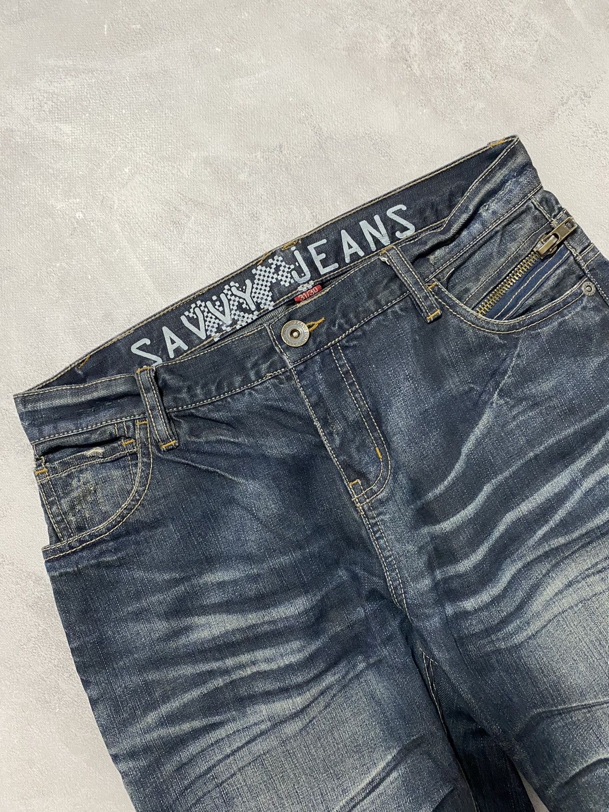 Hysteric Glamour Vintage 90s Jeans Pants SAVVY Revival Breaker Rock N Roll Size US 31 - 5 Thumbnail