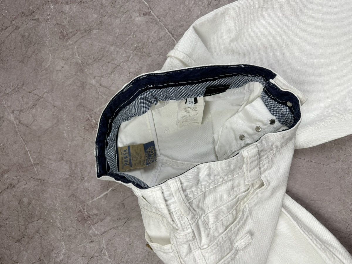 Dolce & Gabbana Dolce & Gabbana White Jeans Cinch Back Size US 34 / EU 50 - 13 Thumbnail