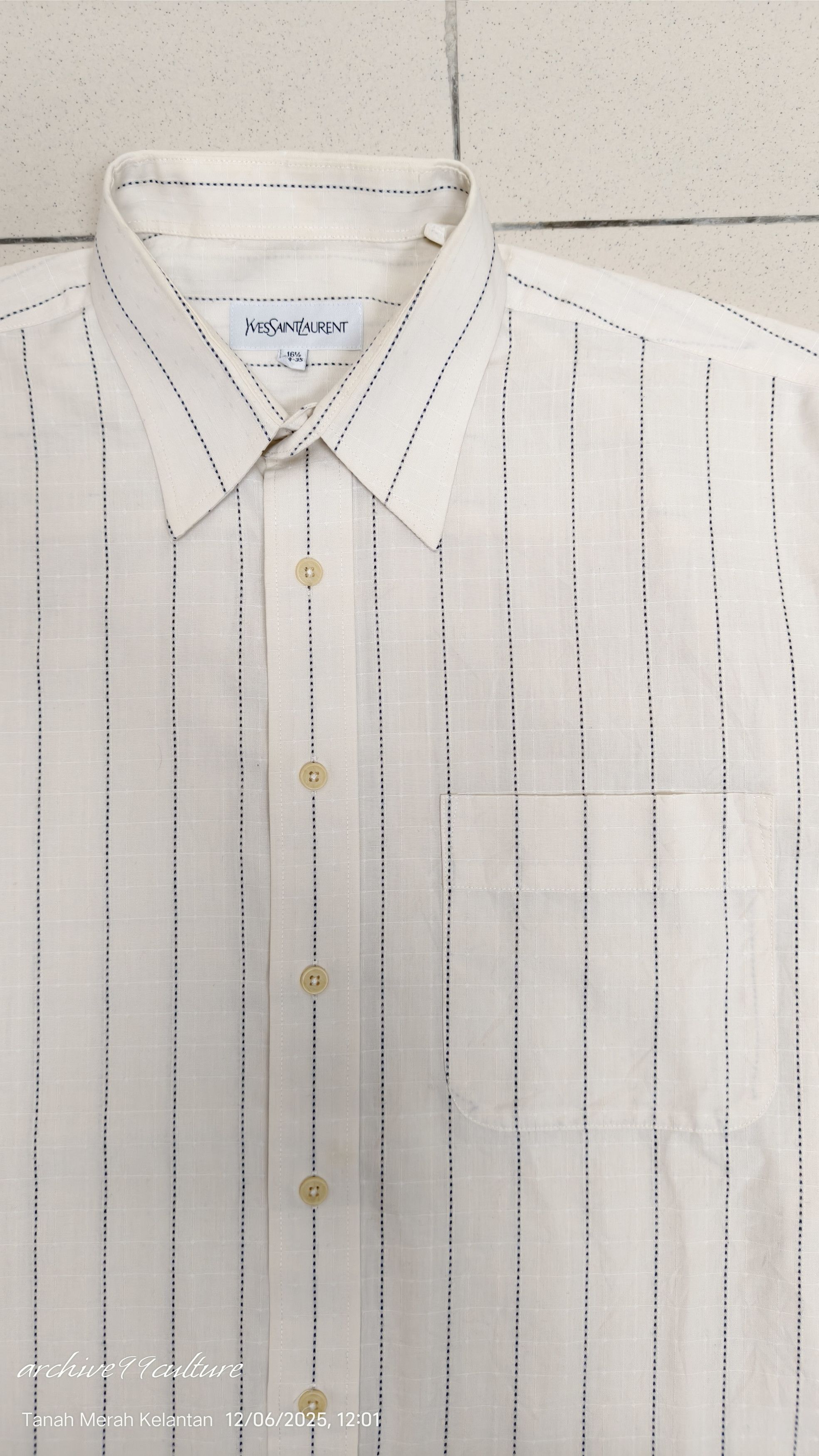 Vintage Archive 90's stripes checked classic Button up shirt Size US L / EU 52-54 / 3 - 3 Thumbnail