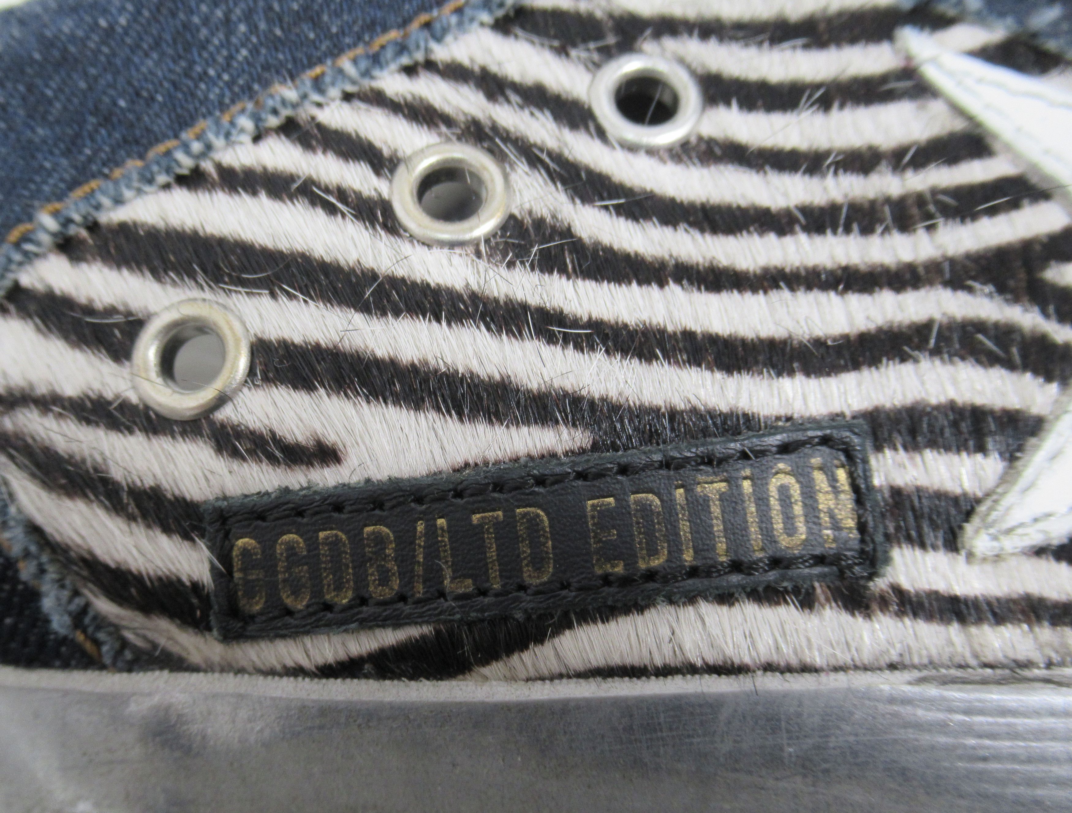 Golden Goose Golden Goose Limited Edition Super-Star Sneakers In Denim Size US 10 / EU 43 - 4 Thumbnail