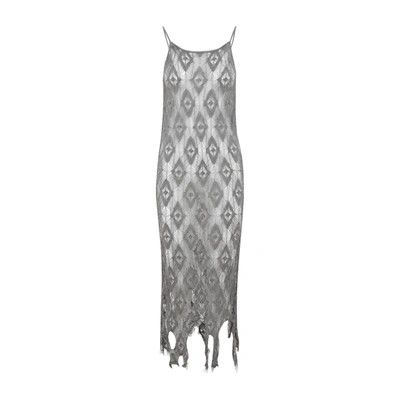 image of Maison Margiela O1W1Db11223 Dress In Grey, Women's (Size Large)