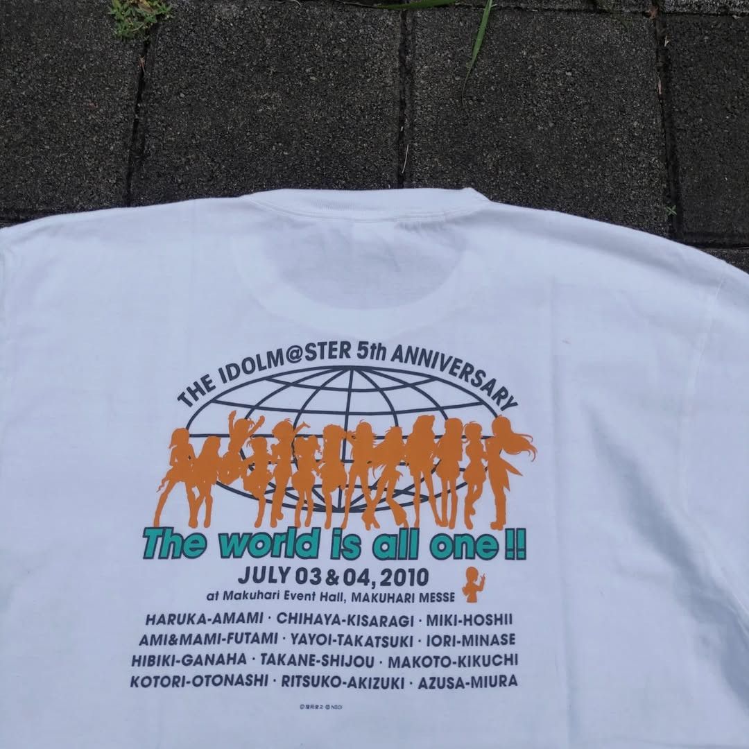 Anime Vintage The Idolmaster 5th Anniversary 2010 Tee Size US XL / EU 56 / 4 - 2 Thumbnail