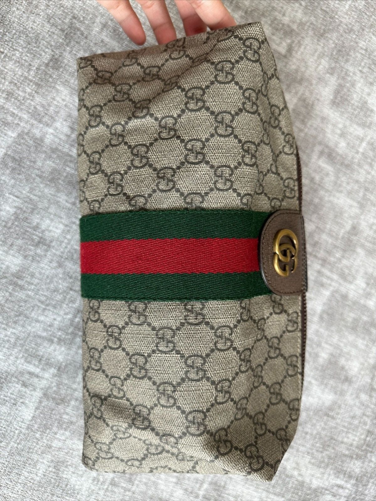 Gucci GUCCI SAVOY GG TOILETRY CASE Size ONE SIZE - 2 Thumbnail