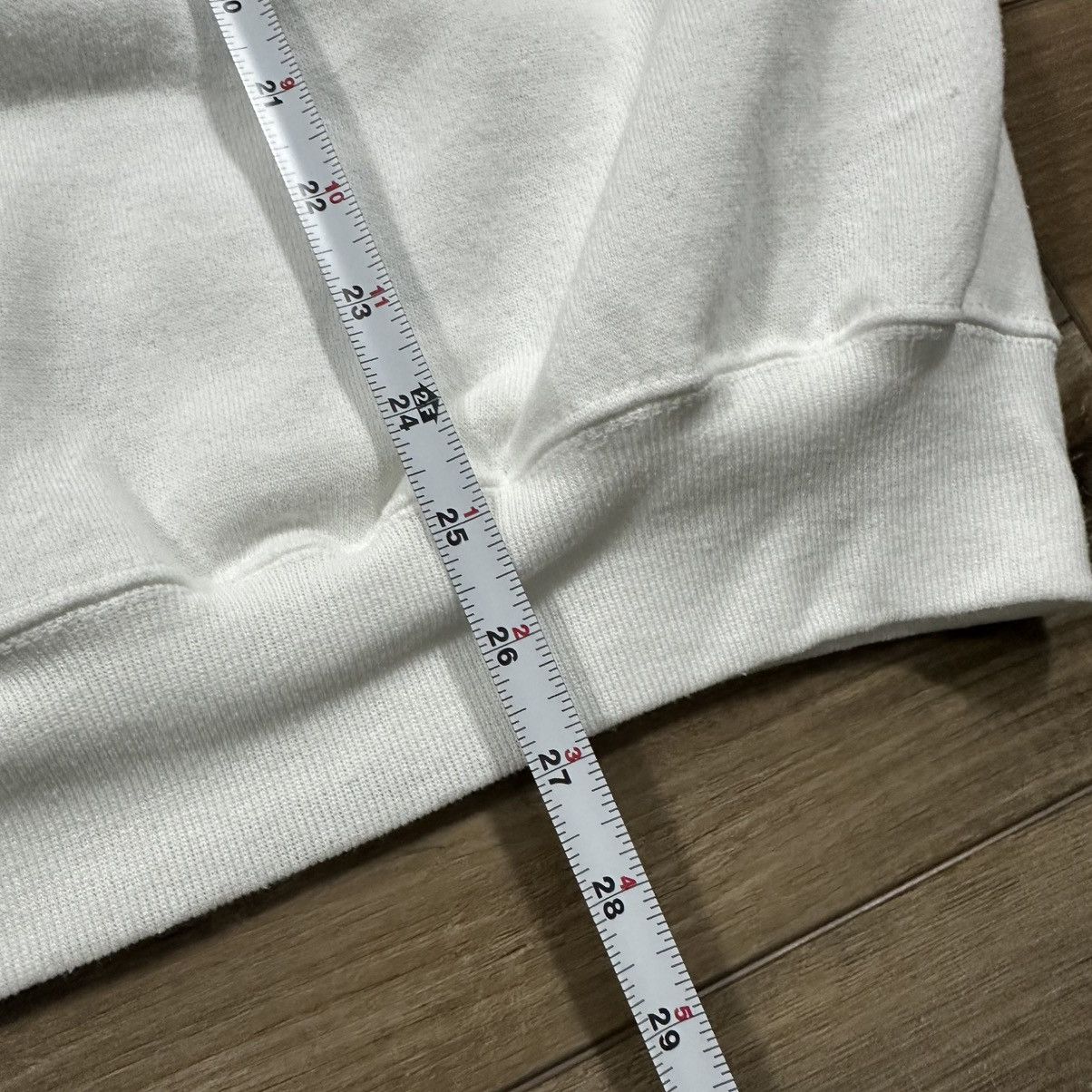Lee Vintage 90s White Blank Made in USA Crewneck Sweatshirt Size US XXL / EU 58 / 5 - 7 Thumbnail