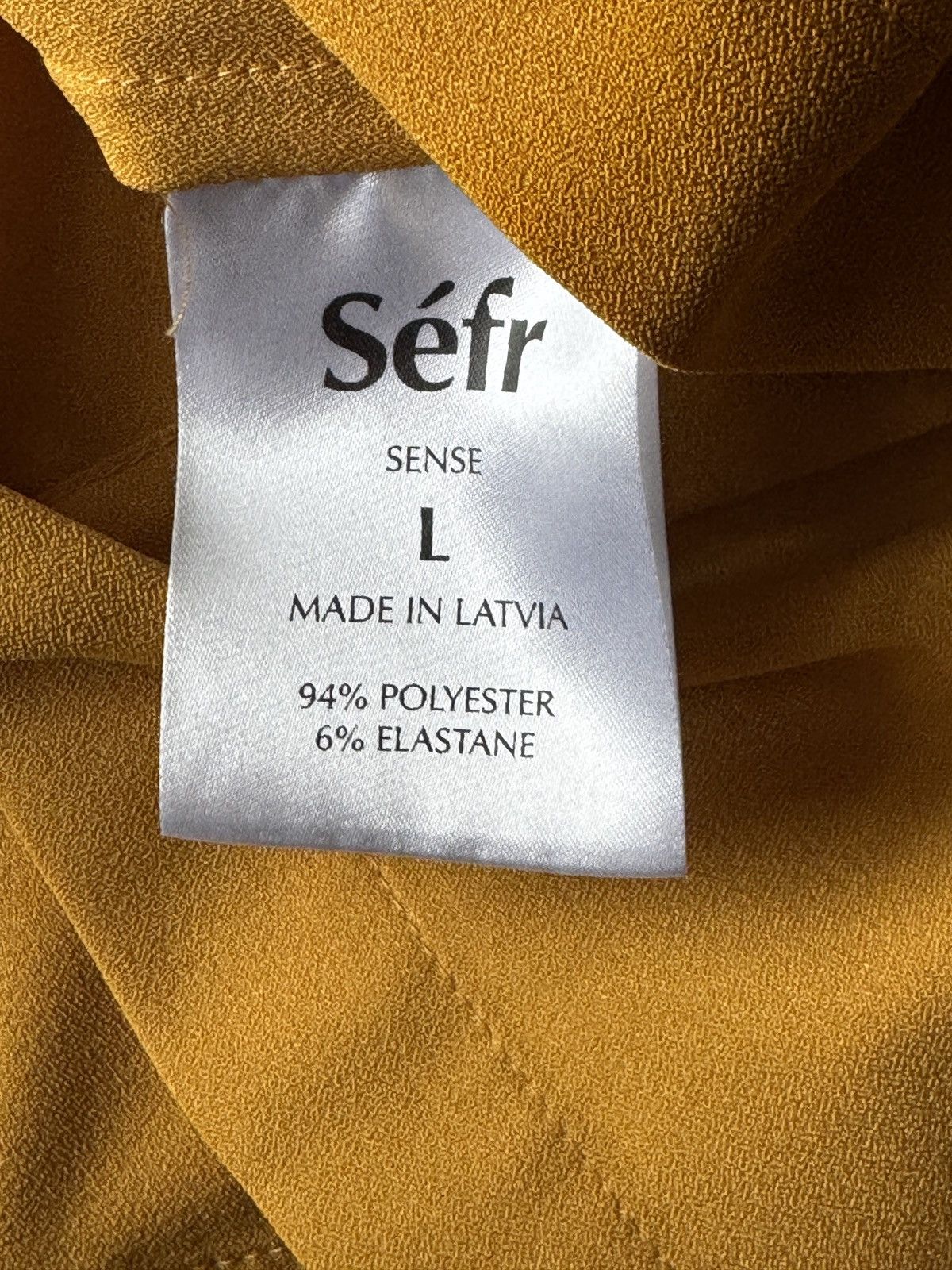 Sefr Yellow Sense Shirt Size US L / EU 52-54 / 3 - 7 Thumbnail