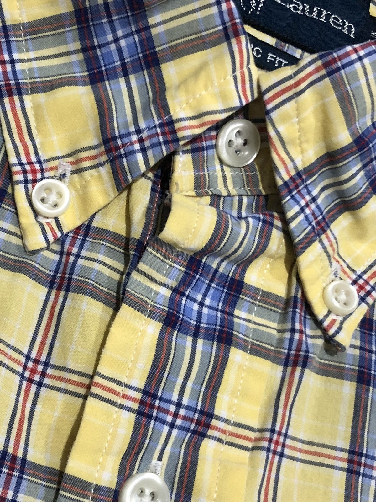 Polo Ralph Lauren × Vintage Vtg Polo Ralph Lauren Plaid Button Down Size US L / EU 52-54 / 3 - 5 Thumbnail