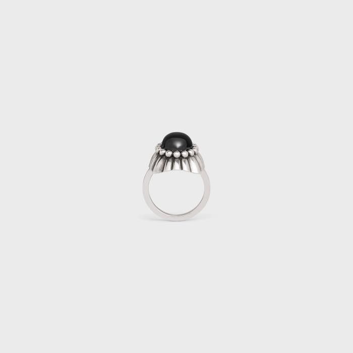 Celine o1bcso1str1024 Size: OS / Fork Ring in Vintage Silver Size ONE SIZE - 1 Thumbnail