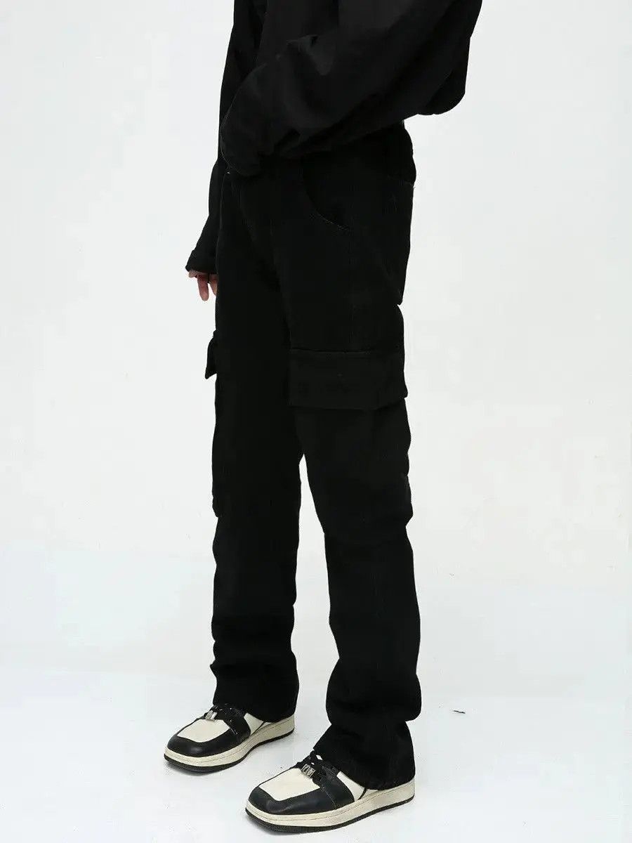 Japanese Brand Retro loose pocket straight leg jeans Size US 30 / EU 46 - 3 Thumbnail
