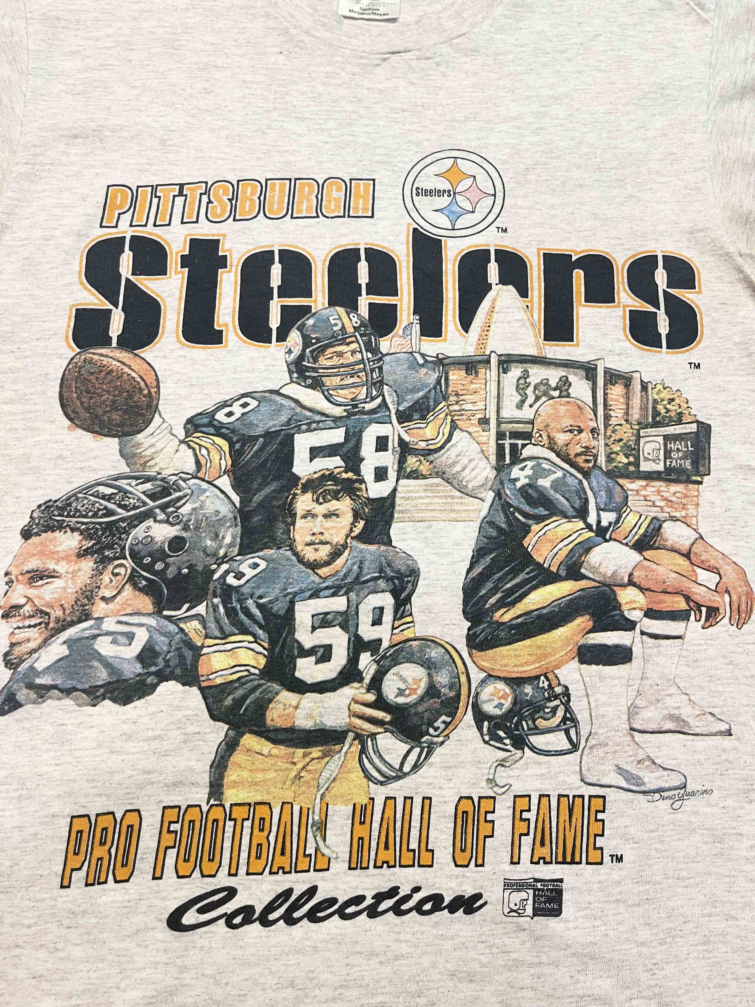 Tultex Vintage Tultex NFL Pittsburgh Steelers Football T-Shirt Size US M / EU 48-50 / 2 - 2 Thumbnail