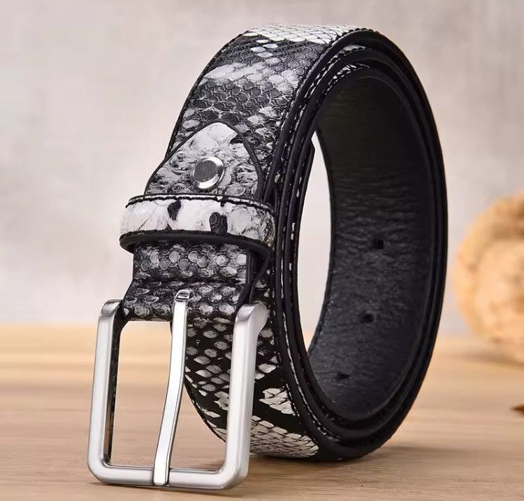 Japanese Brand × Leather Snake Pattern PU Leather Belt Size ONE SIZE - 2 Thumbnail
