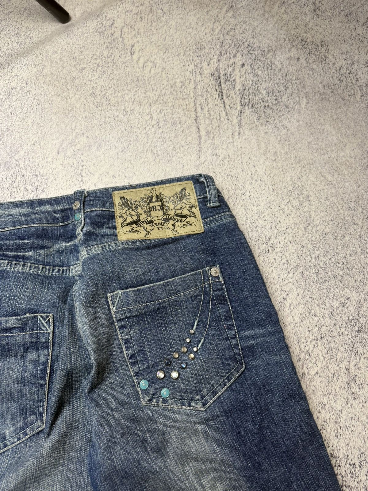 Japanese Brand Vintage Women’s Flared Jeans Y2K Japanese Size 28" / US 6 / IT 42 - 18 Thumbnail