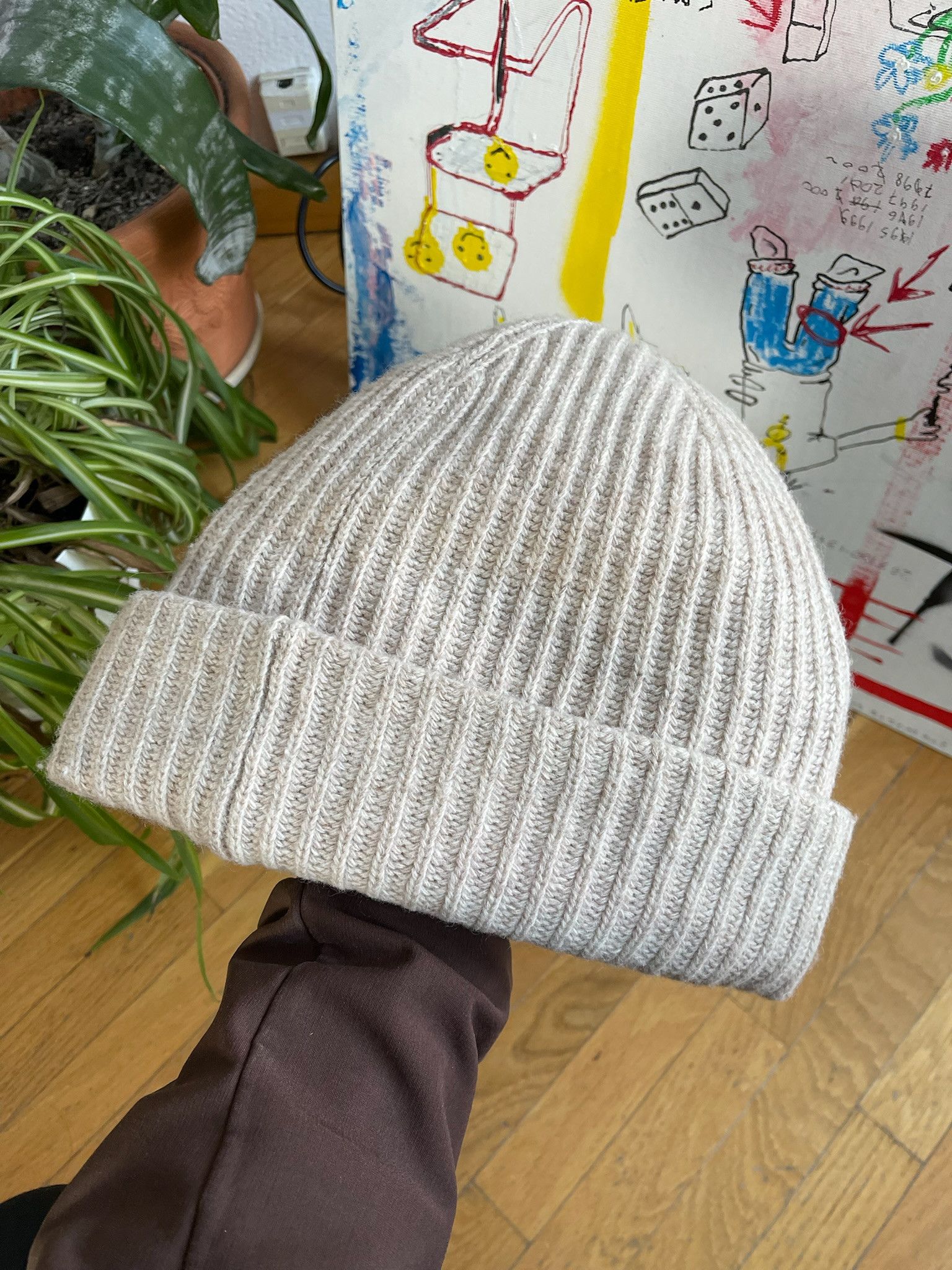 Ganni Dark green Ganni knit beanie Size ONE SIZE - 5 Thumbnail