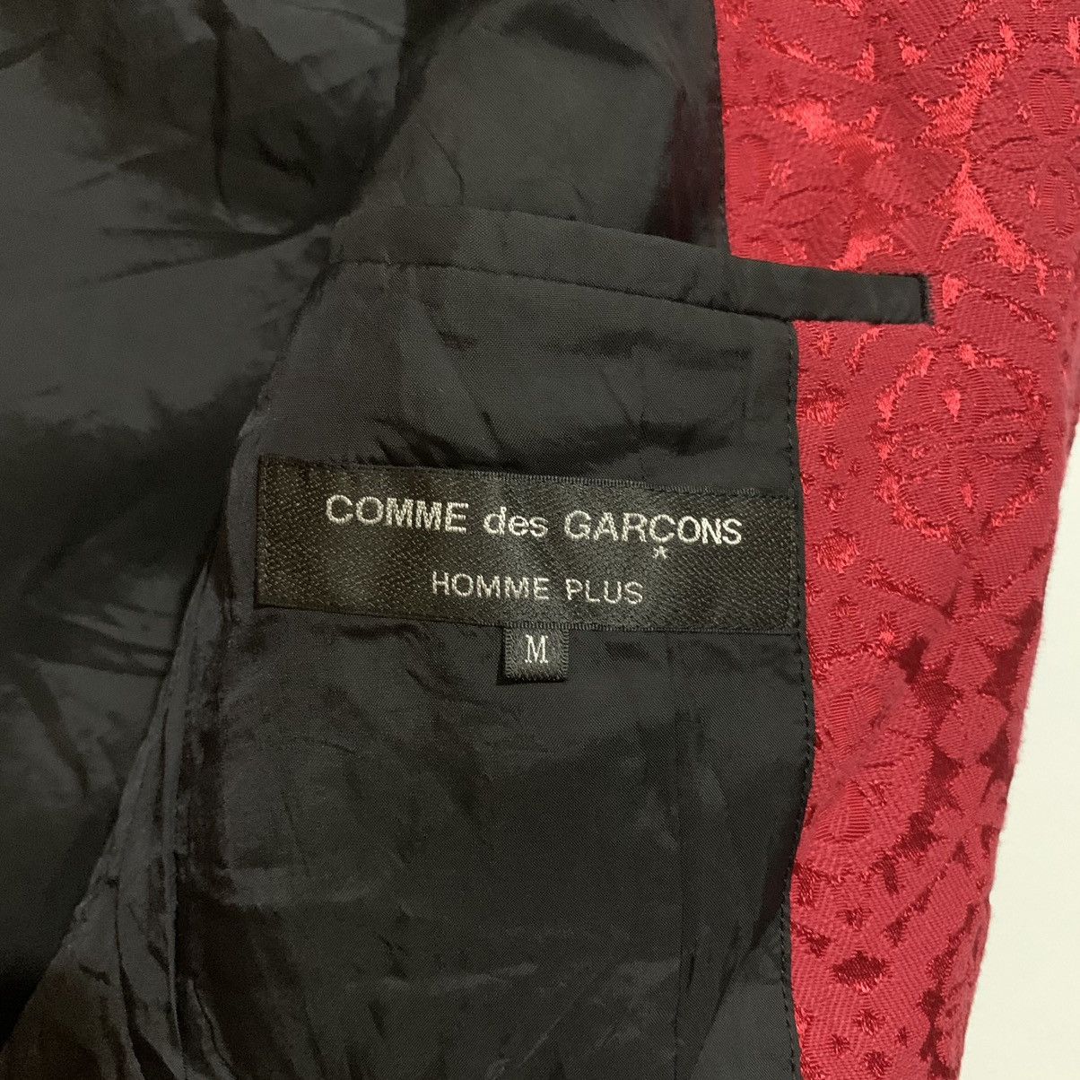 Comme des Garcons Homme Plus Comme des Garcons Homme Plus FW13 Brocade Tassel Blazer Size 38R - 21 Thumbnail
