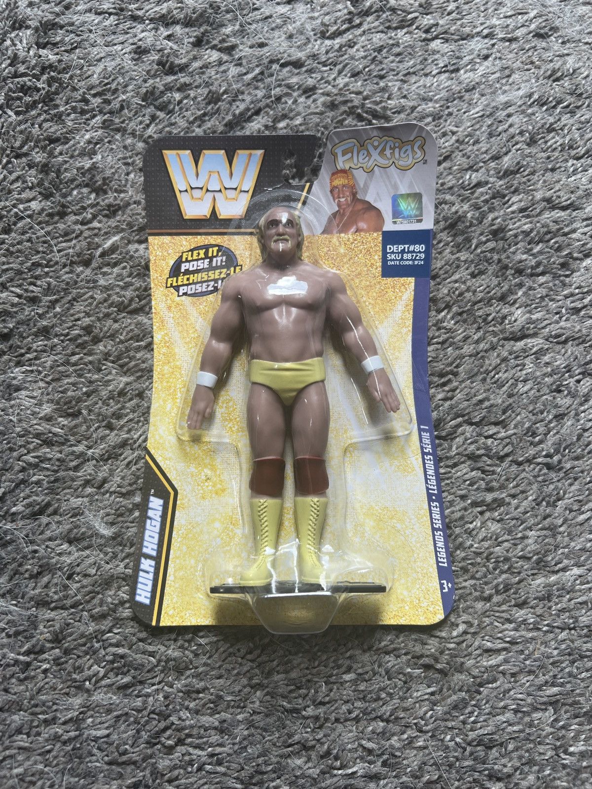 WWE 2024 WWE Flexfigs Legends Series Hulk Hogan Size ONE SIZE - 1 Thumbnail