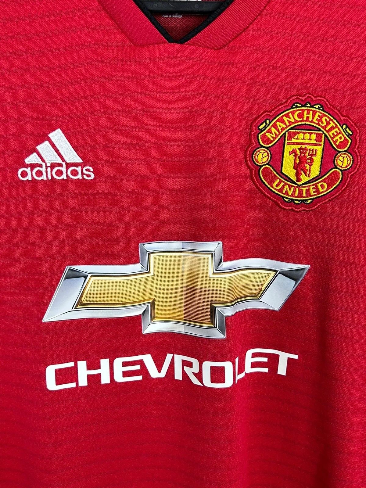 Adidas Adidas x Manchester United 2018/19 Home Kit Soccer Jersey Size US S / EU 44-46 / 1 - 3 Thumbnail