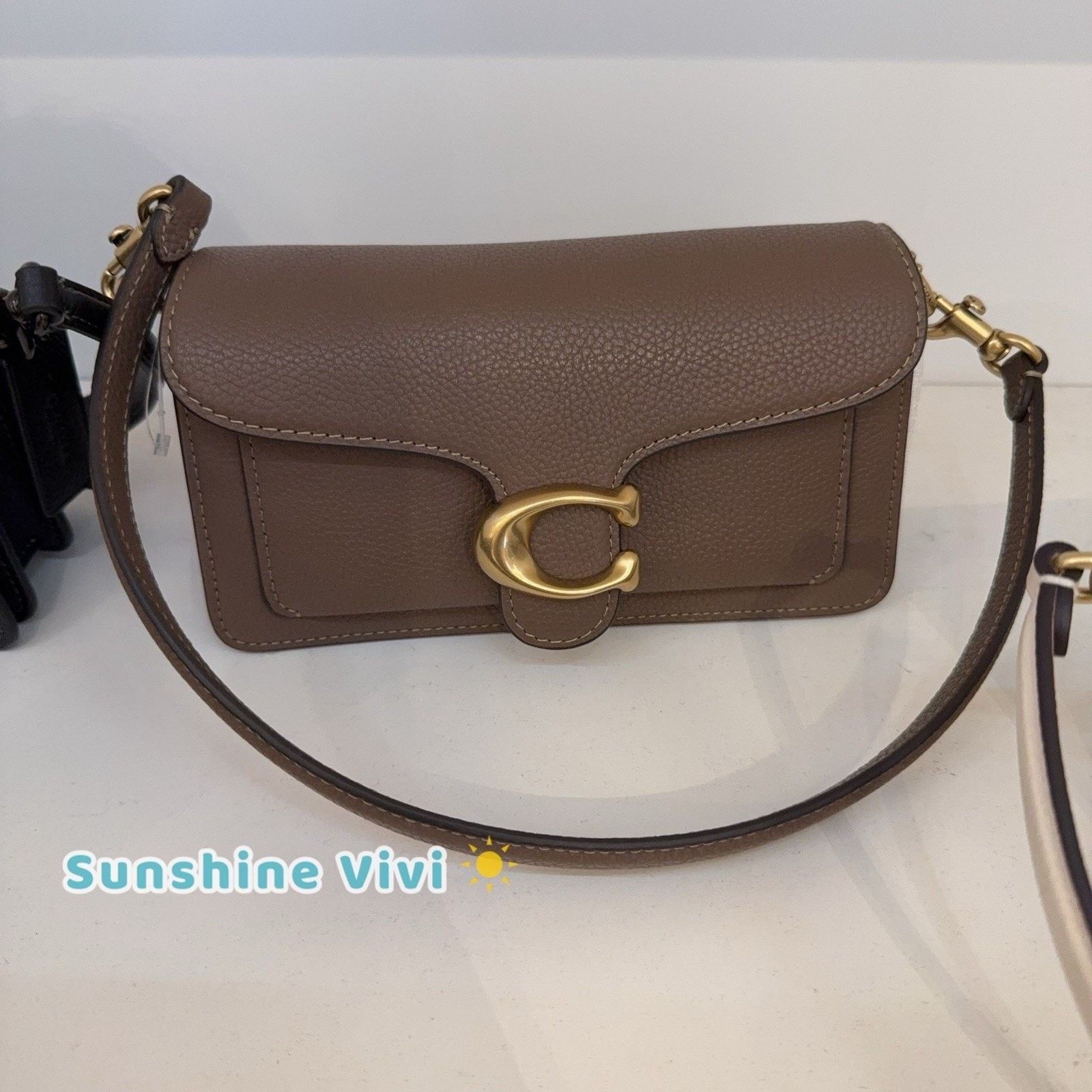 Coach NWT Coach CY201 Tabby Shoulder Bag 20 leather Dark stone Size ONE SIZE - 1 Thumbnail