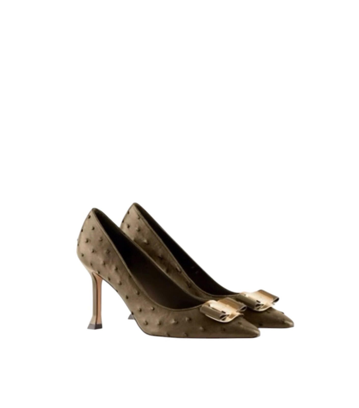 Salvatore Ferragamo Ferragamo New Vara Plate Pump Size ONE SIZE - 2 Thumbnail