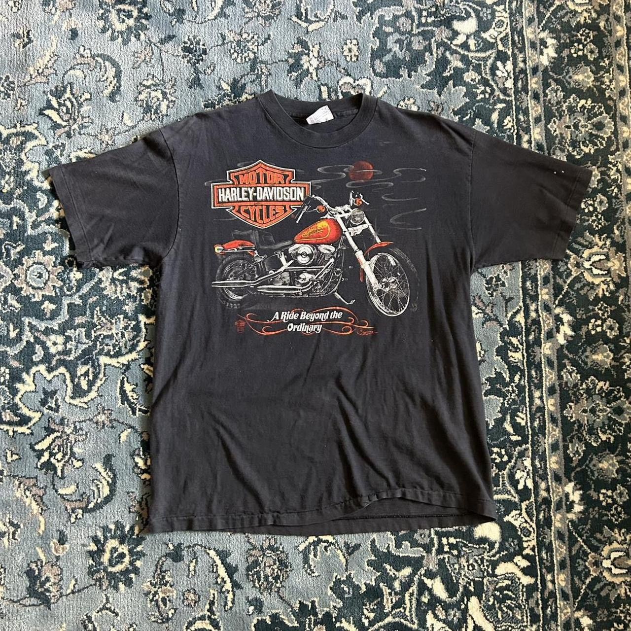 Harley Davidson 1980s Harley Davidson T-Shirt Size US L / EU 52-54 / 3 - 1 Thumbnail