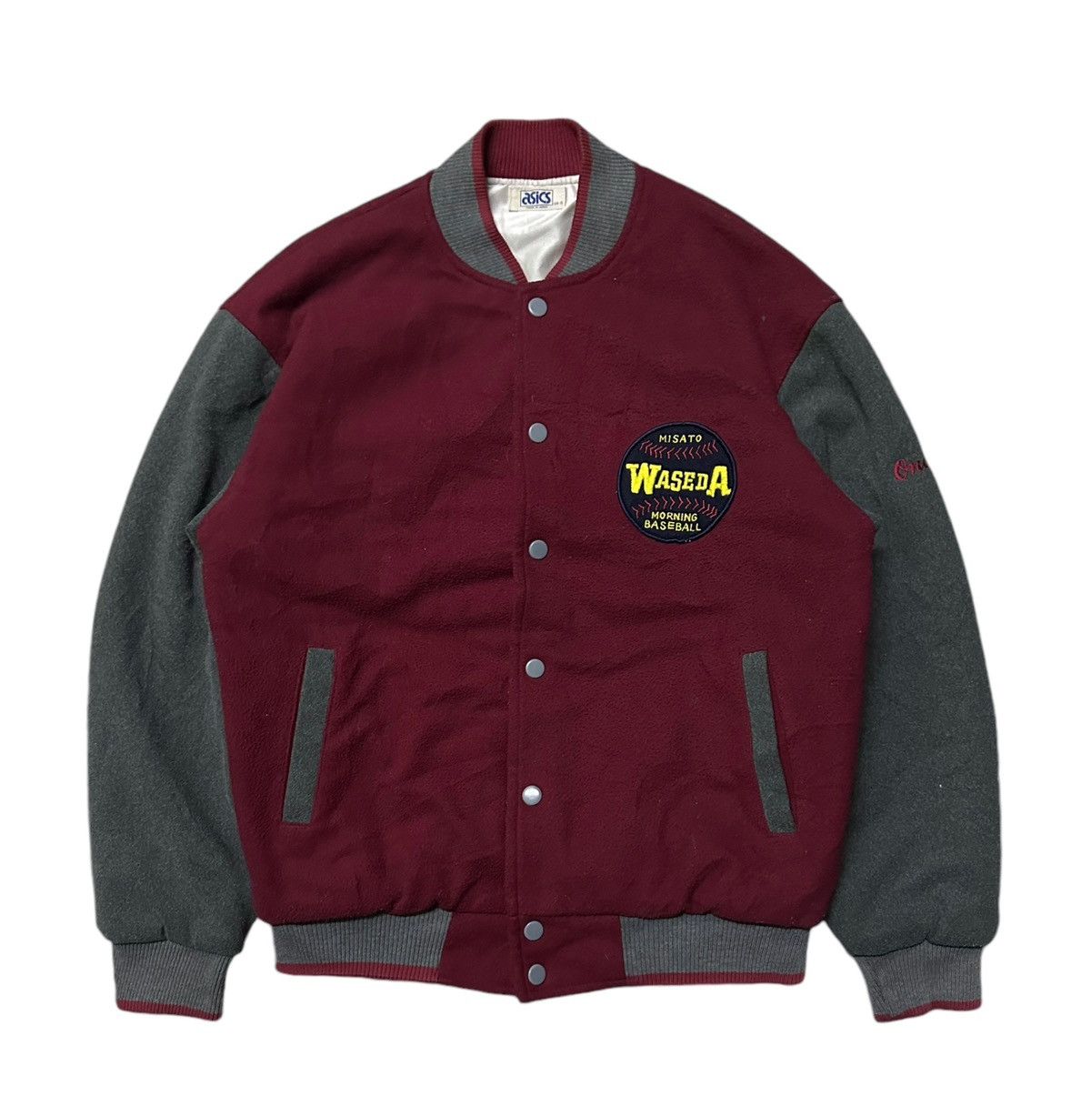 Asics Vintage Asics varsity jacket Size US M / EU 48-50 / 2 - 1 Thumbnail