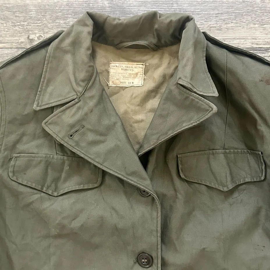 Other Vintage 40s 50s Military M-1943 Field Jacket Size 12R Size XL / US 12-14 / IT 48-50 - 3 Thumbnail