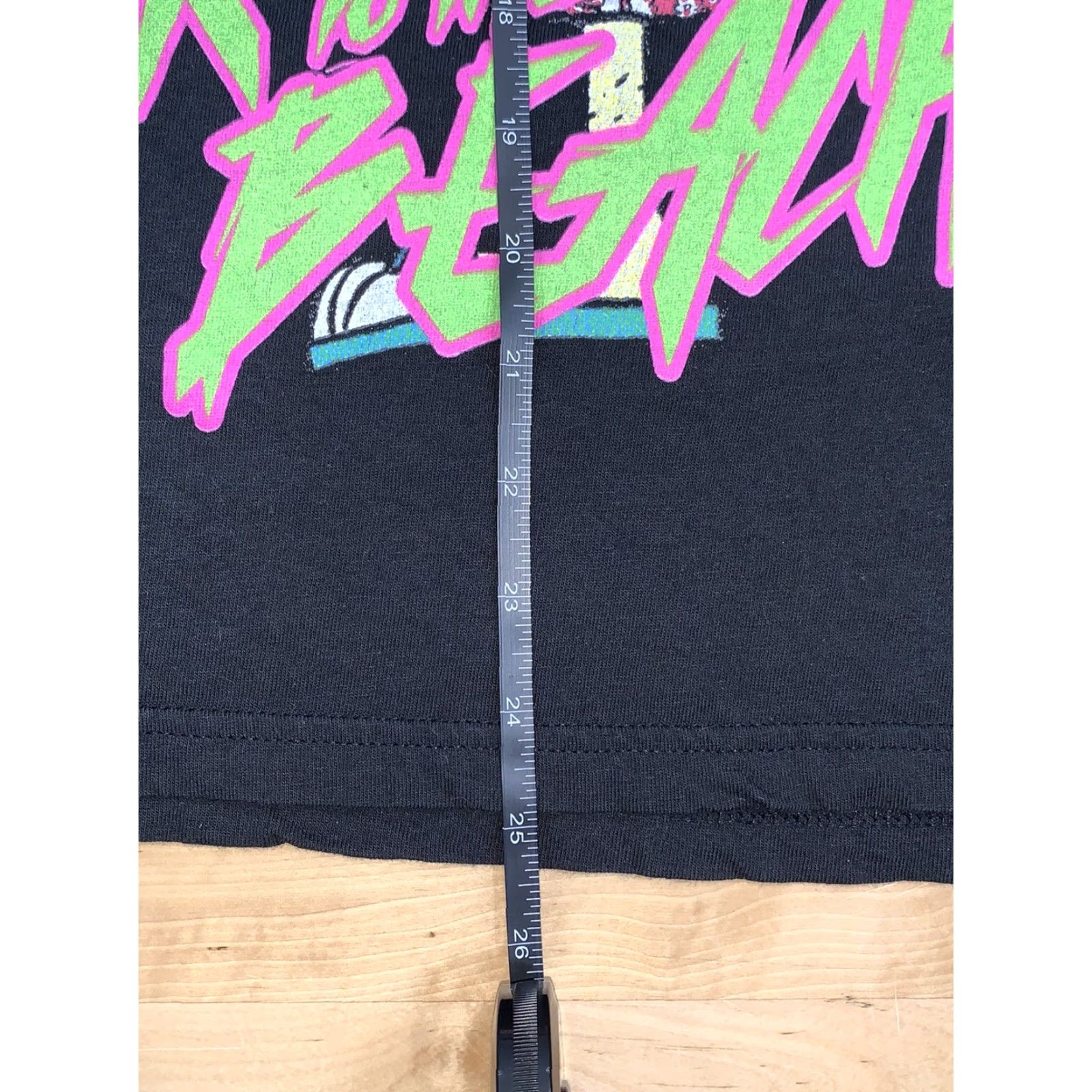 Vintage VINTAGE Blink 182 Back to the Beach T-Shirt Black Short Sleeve M Men Crew Neck 2014 Concert Punk Rock Beach Size US 31 - 5 Thumbnail