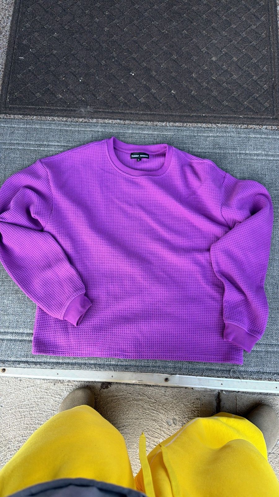Other Hidden season purple waffle knit Size US XL / EU 56 / 4 - 1 Thumbnail
