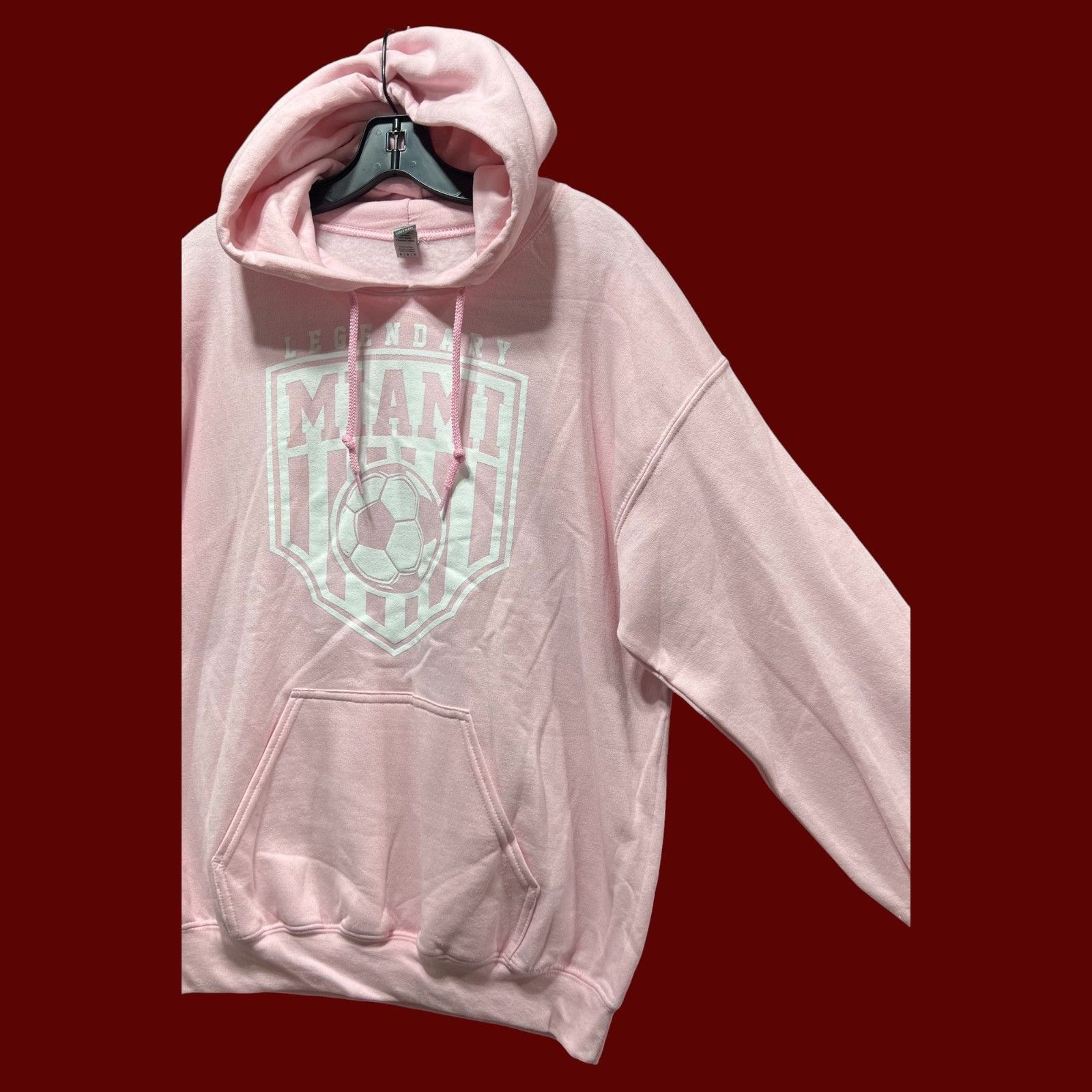 Gildan Gildan - Women's Long Sleeve Hooded Sweatshirt - Pink - Medi Size M / US 6-8 / IT 42-44 - 14 Thumbnail
