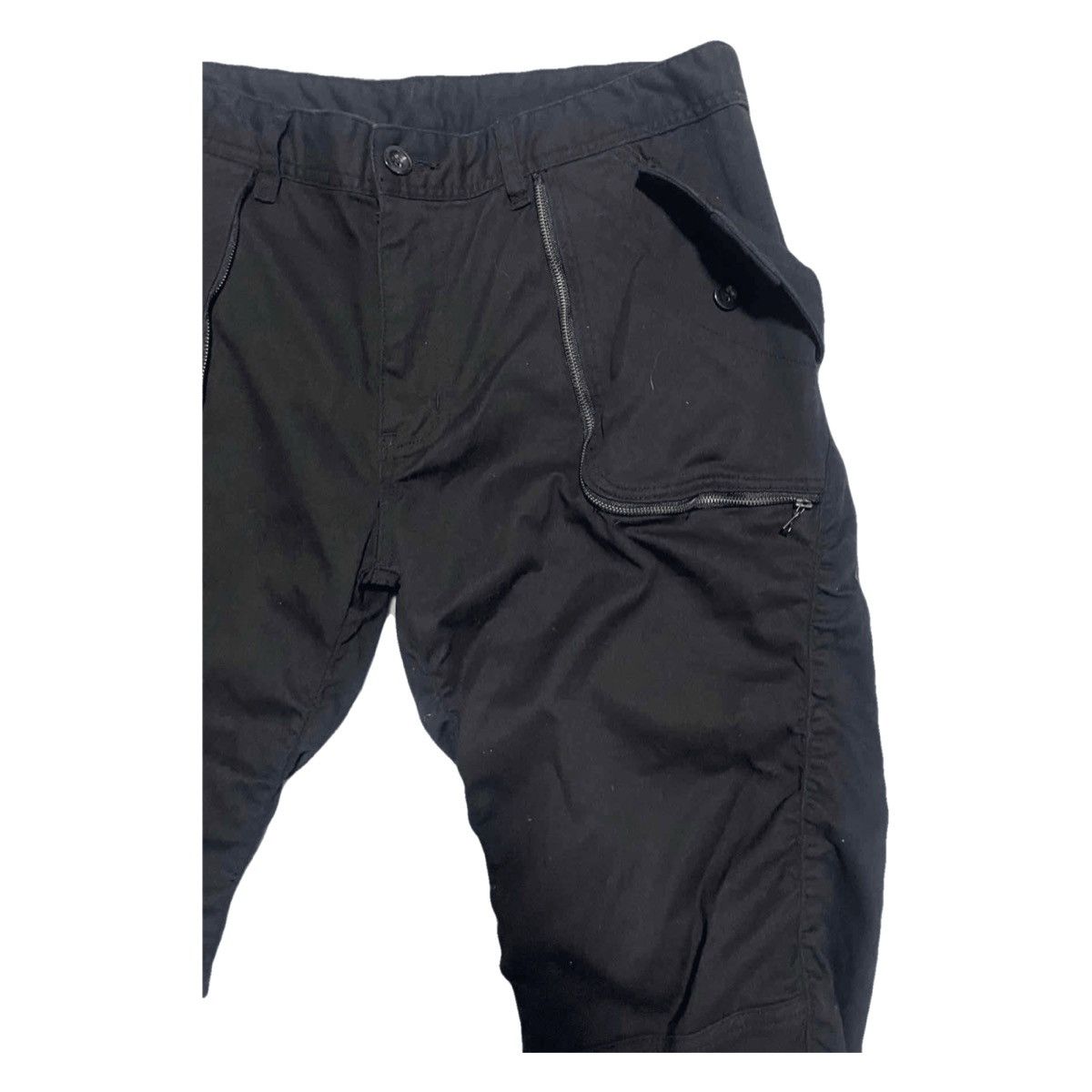 If Six Was Nine Rare* Katharine Hamnett cropped Cargo LGB undercover style Size US 33 - 2 Thumbnail
