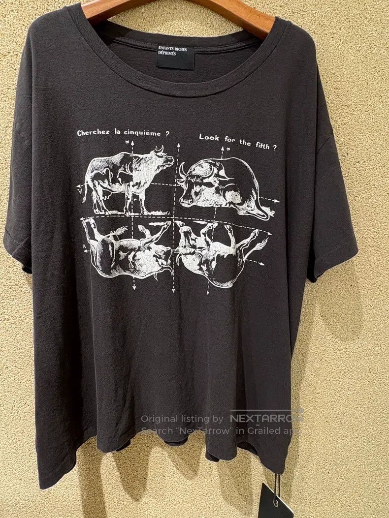 Enfants Riches Deprimes Enfants Riches Deprimes Black Bull Washed T-Shirt Size US L / EU 52-54 / 3 - 1 Thumbnail