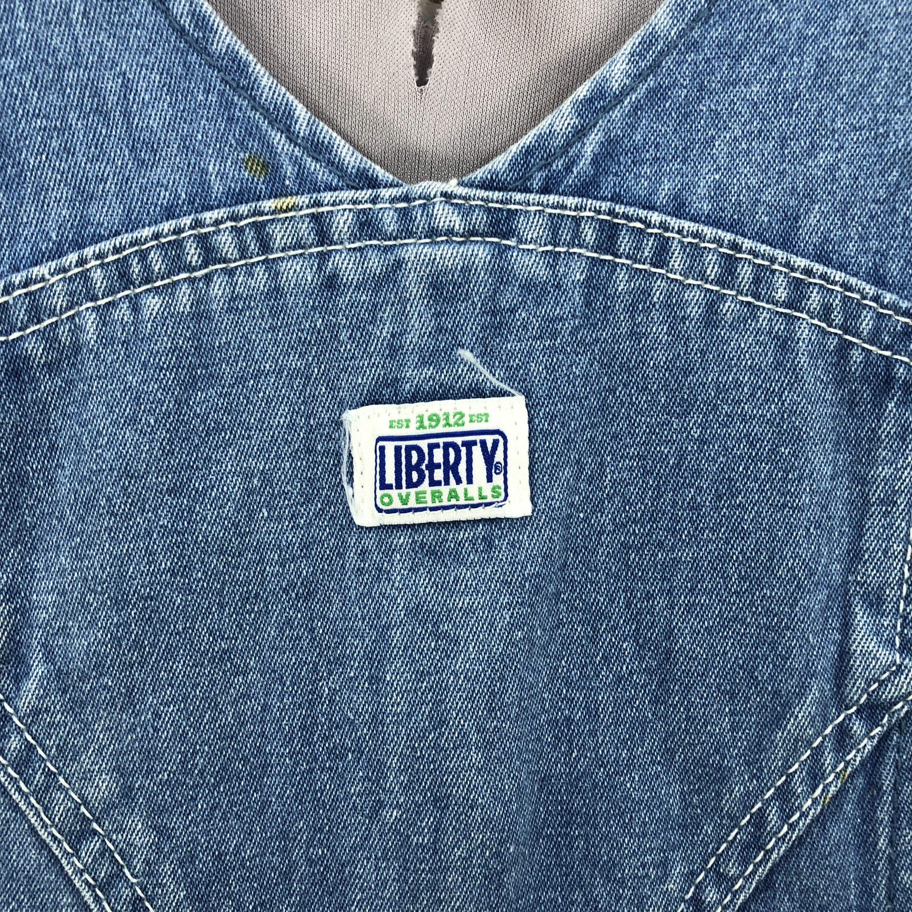 Liberty × Vintage Vintage 90s Liberty Carpenter Denim Jeans Overalls Size US 36 / EU 52 - 12 Thumbnail