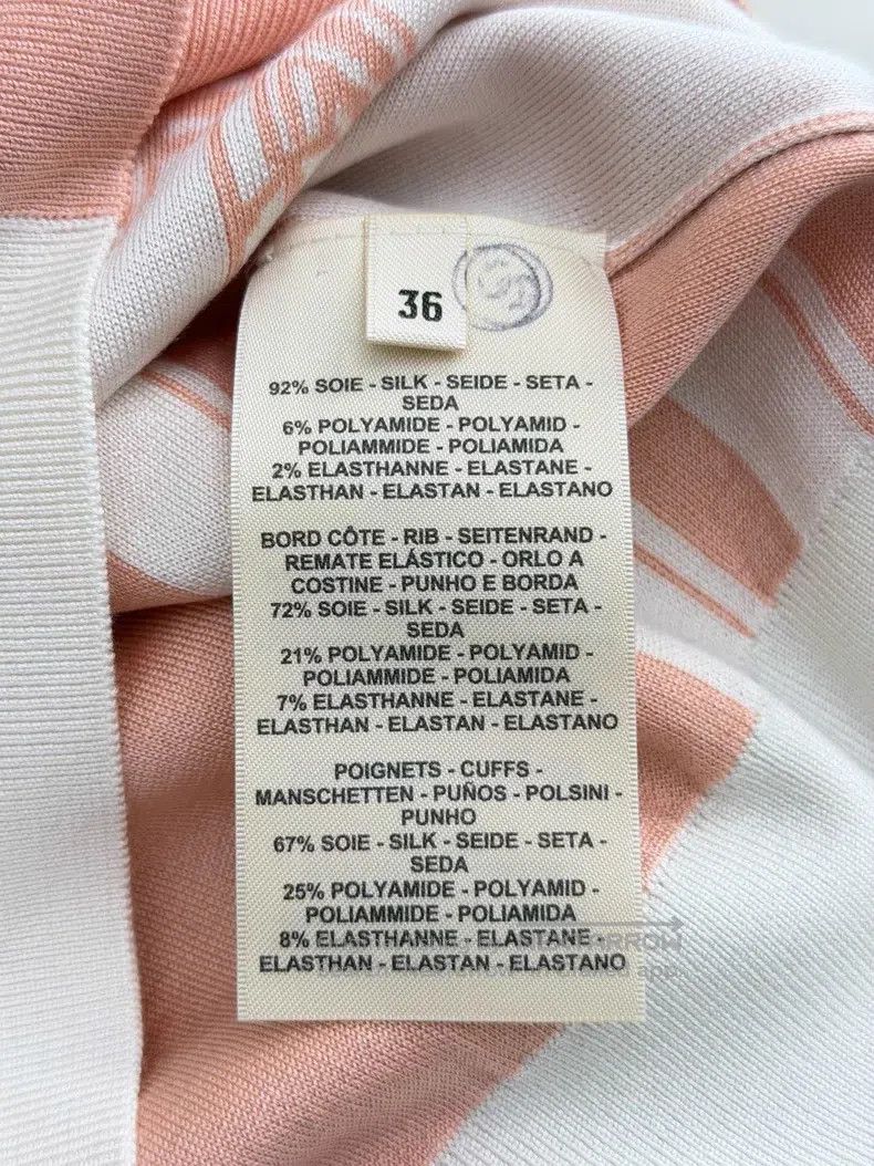 Hermes Hermes En DesordreFinesse pattern jacquard silk knit long- Size XS / US 0-2 / IT 36-38 - 5 Thumbnail