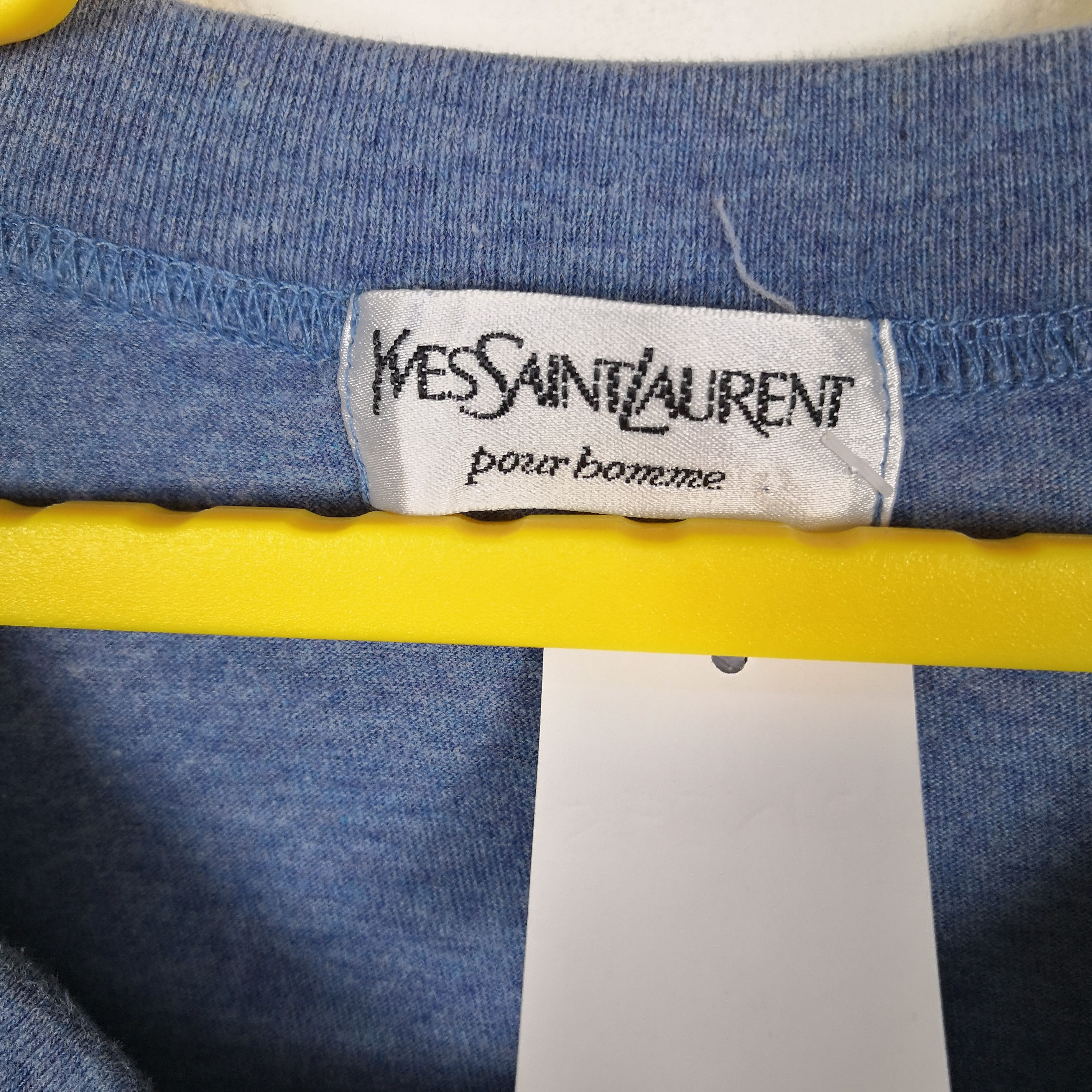 Japanese Brand Vintage Yves Saint Laurent T-Shirt YSL Crewneck Tees Size US L / EU 52-54 / 3 - 4 Thumbnail