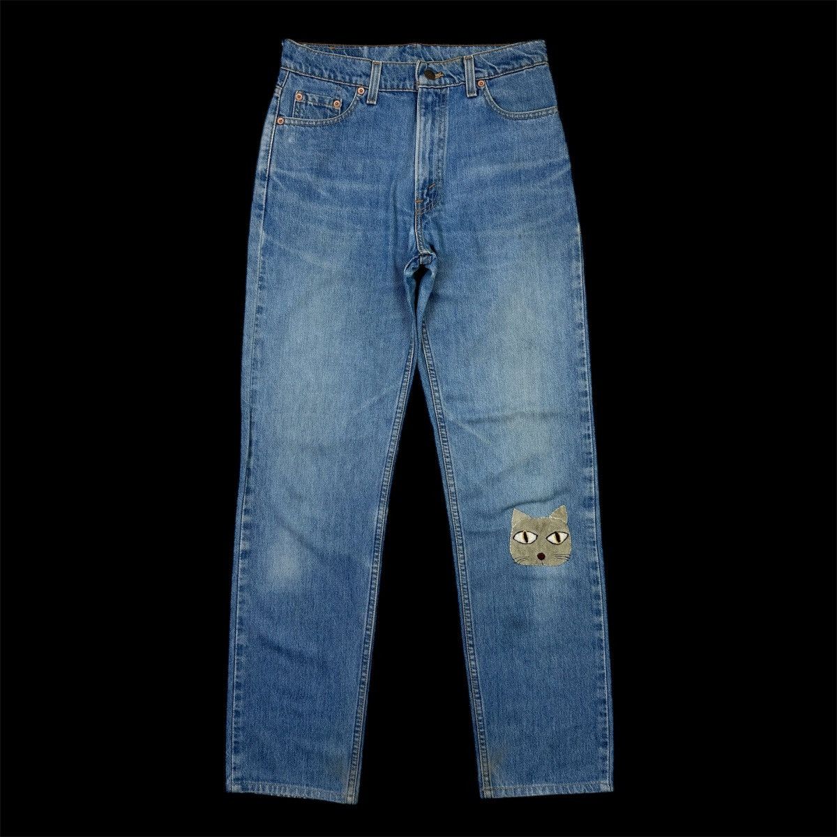 Levi's × Vintage 1996 Vintage Levis 510 Blue Jeans Cat Patch Jeans- sf1 Size US 29 - 1 Thumbnail
