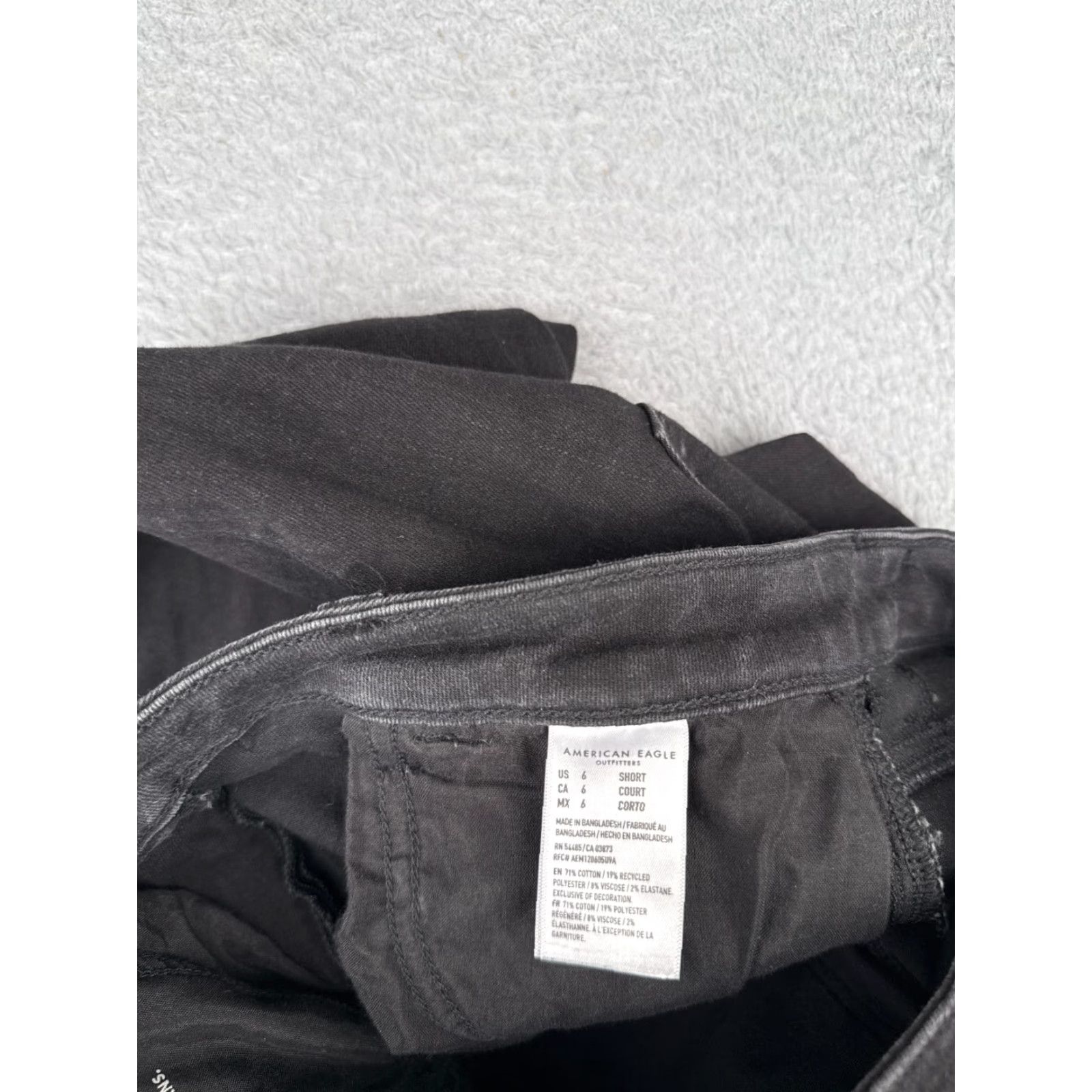 American Eagle Outfitters American Eagle Outfitters Jeans Women 6 Regular Black High Rise Skinny Next Level Stretch 90s Size 28" / US 6 / IT 42 - 7 Thumbnail