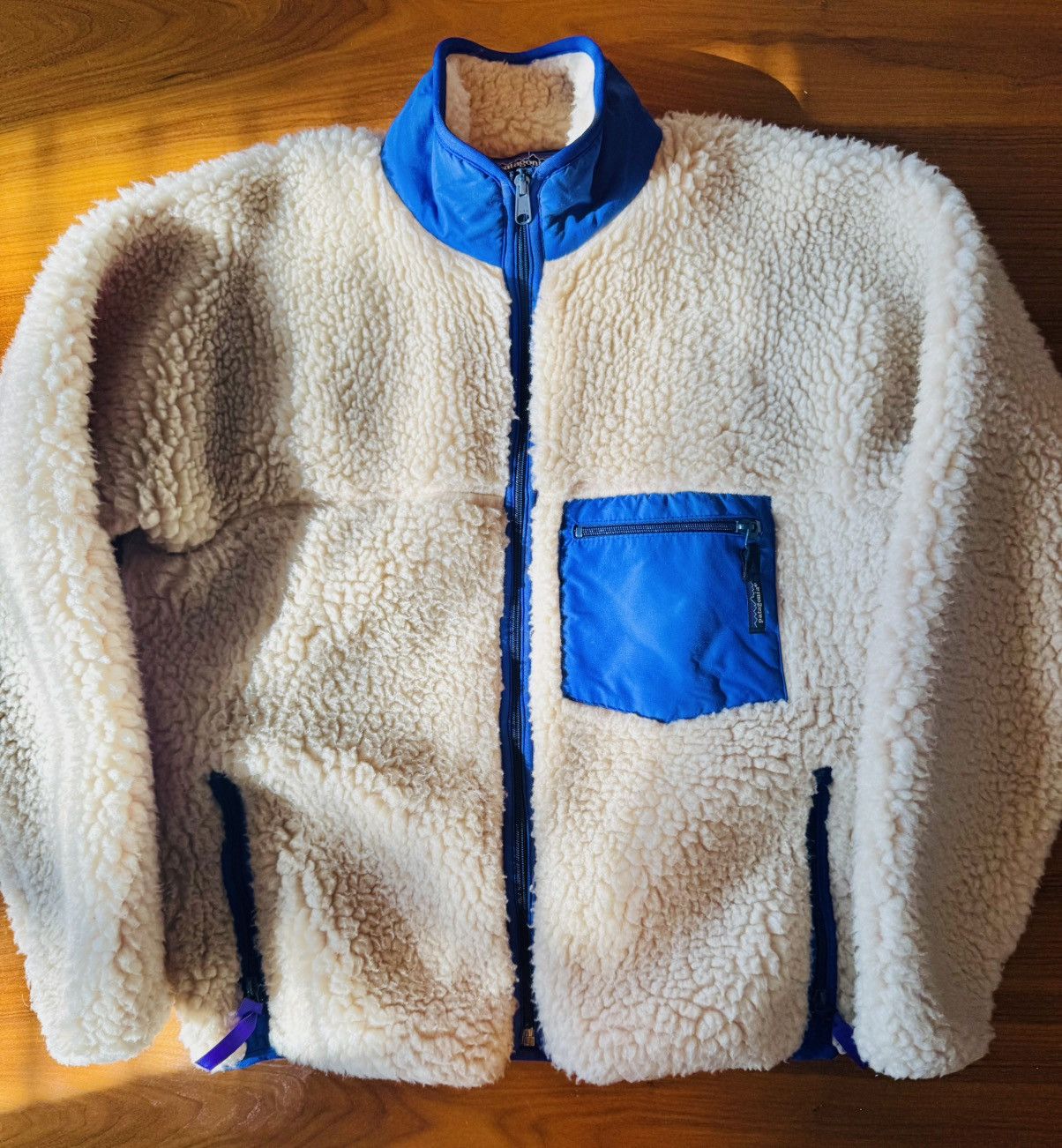Patagonia Vtg 80's Patagonia Retro Cardigan Deep Pile Fleece USA Size US M / EU 48-50 / 2 - 1 Thumbnail