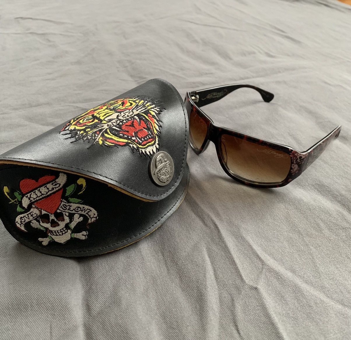 Ed Hardy very special glasses Vintage Y2K UNISEX Ed Hardy Sunglasses / Ed Hardy Aviator  main image 3