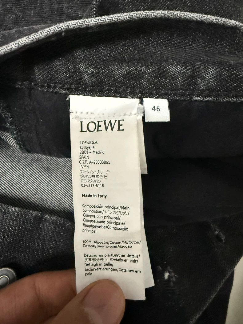 Loewe Loewe size 46 Black straight-leg jeans Size US 30 / EU 46 - 6 Thumbnail