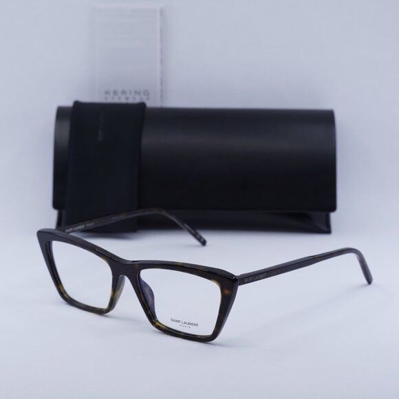 Saint Laurent Paris 🕶️ New Saint Laurent SL737 MICA THIN OPT 002 Eyeglasses Size ONE SIZE - 10 Thumbnail