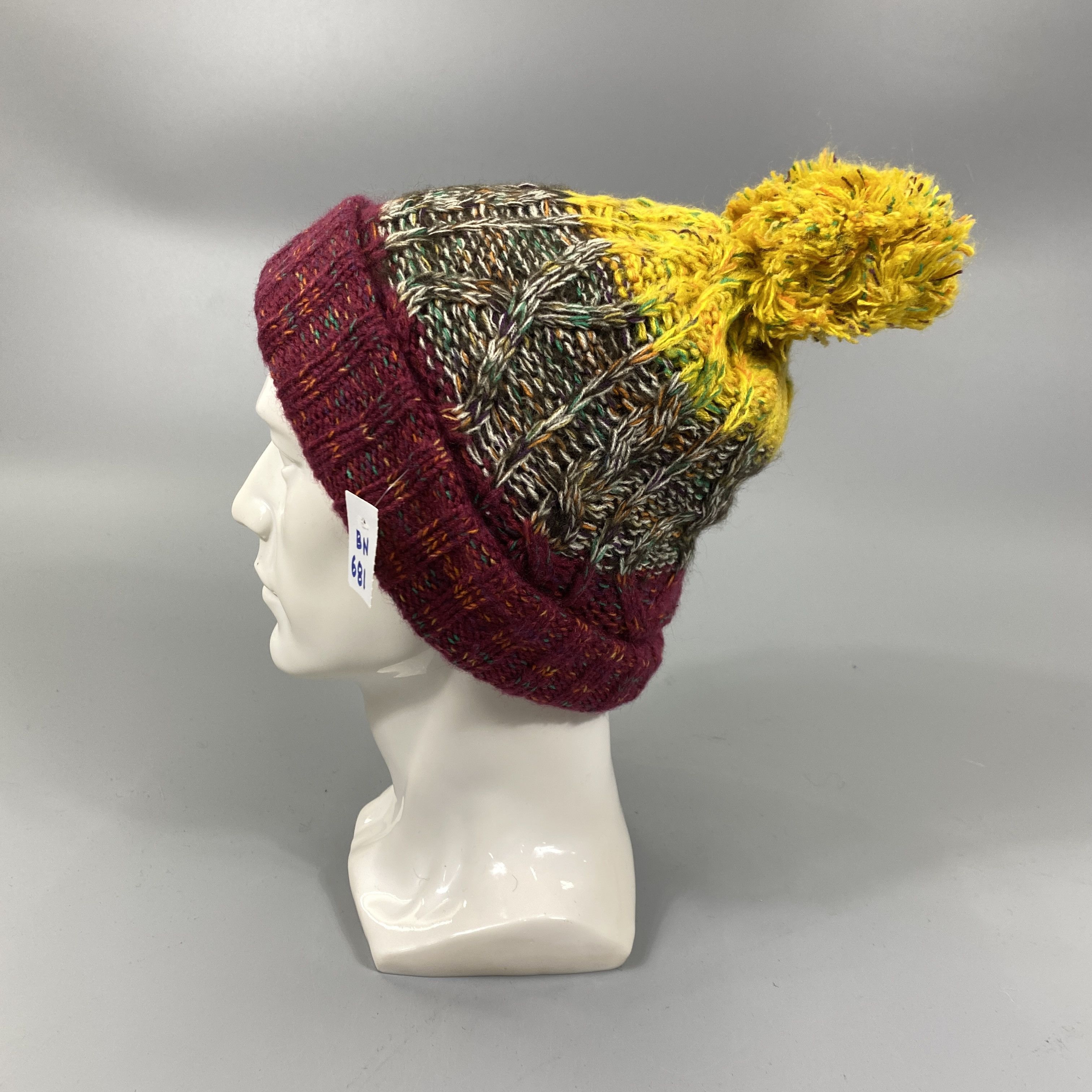 Japanese Brand Winter Hat With Pompom -BN681 Size ONE SIZE - 1 Thumbnail