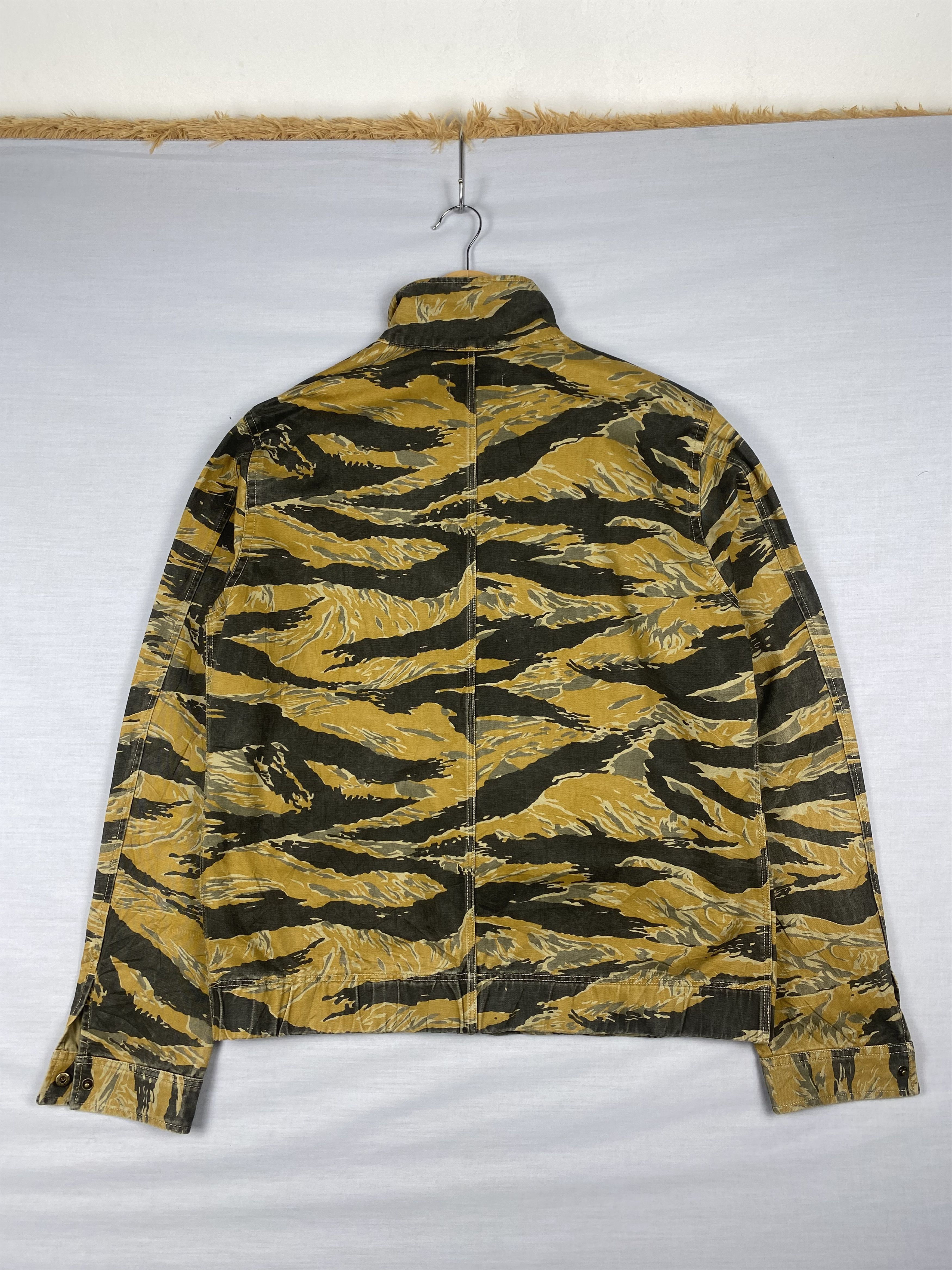 Japanese Brand Vintage Yevs Camo Double Zip Up Jacket Size US M / EU 48-50 / 2 - 2 Thumbnail