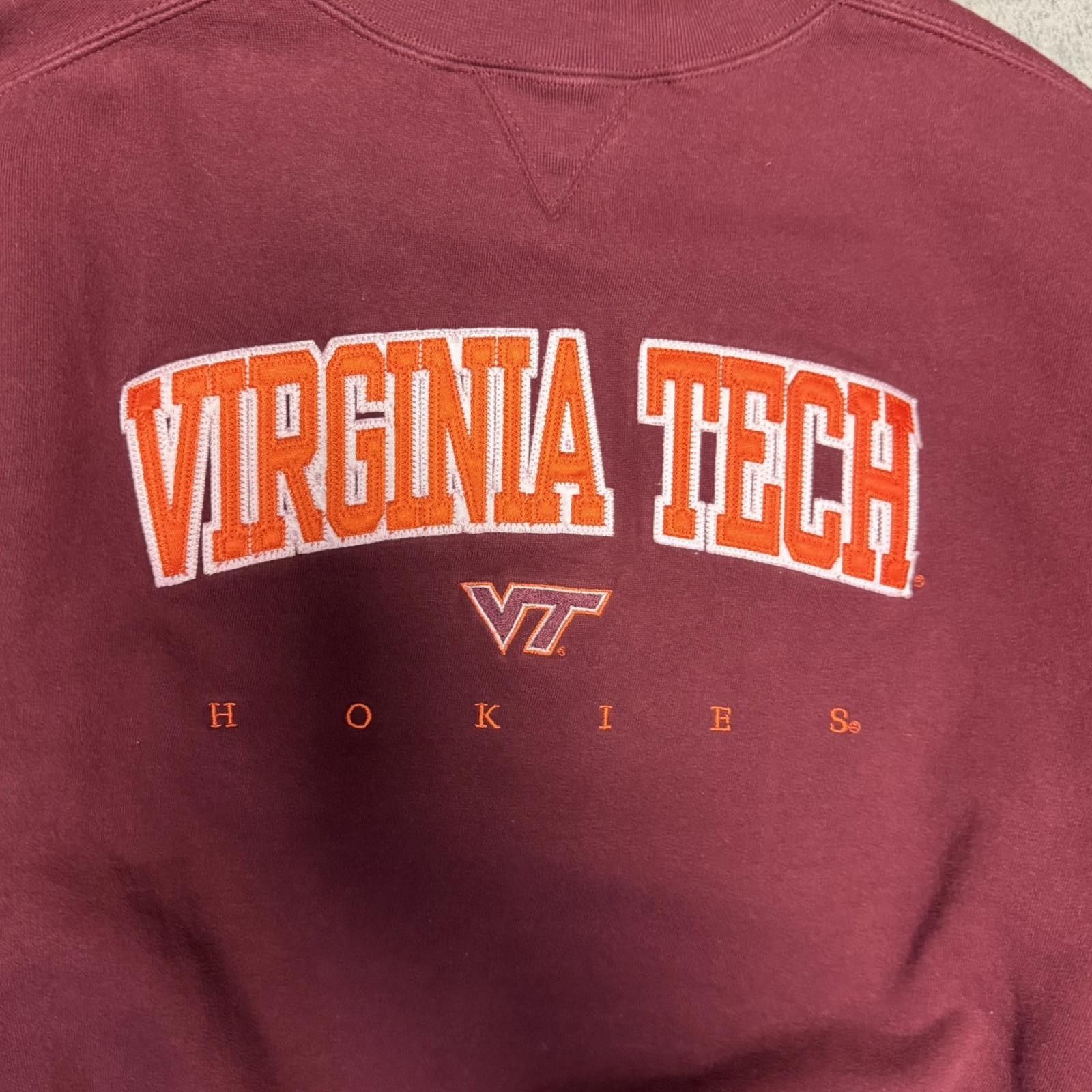 Carrera Virgina Tech Hokies Crewneck -- XL -- Size US XL / EU 56 / 4 - 2 Thumbnail