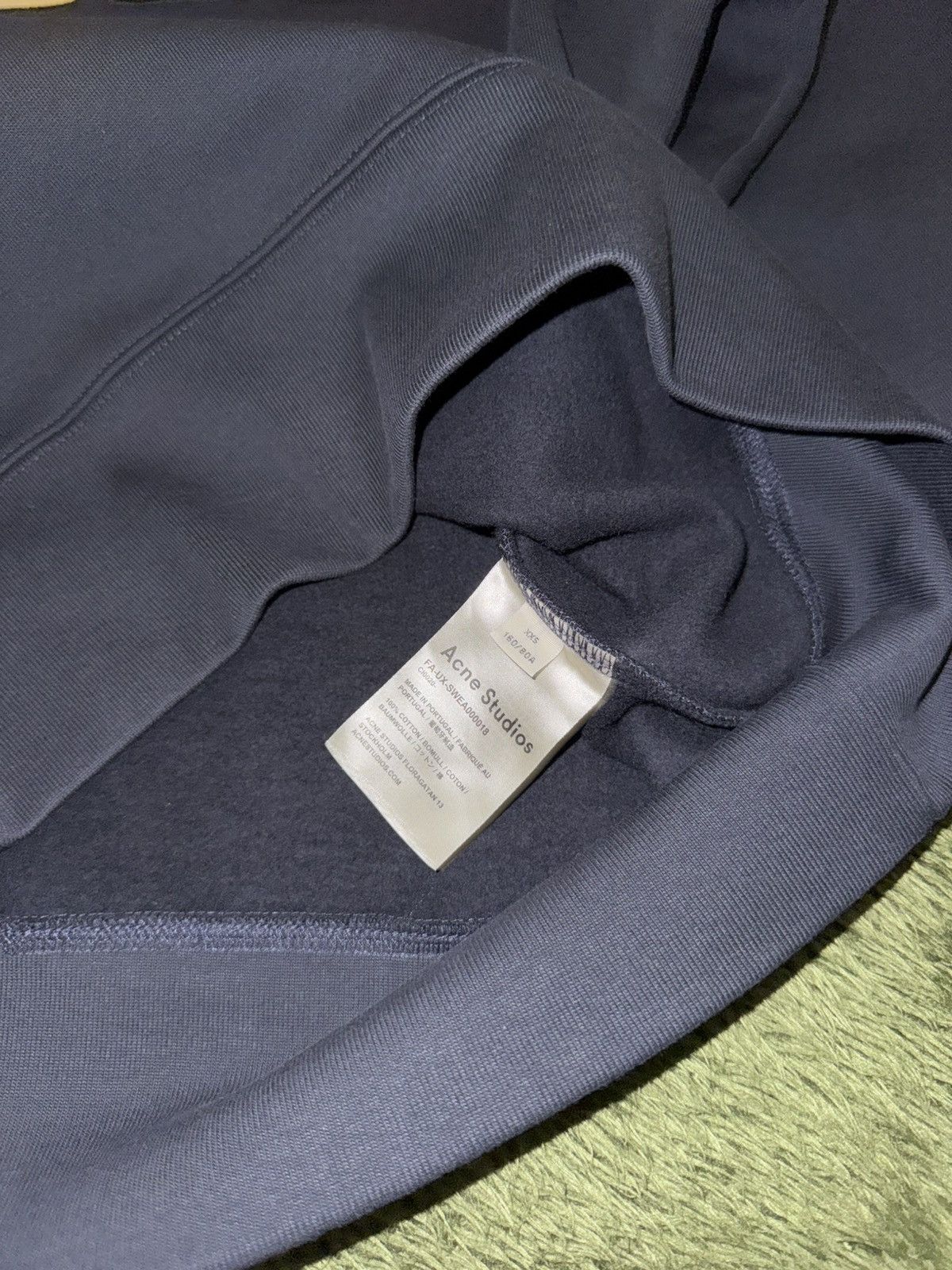 Acne Studios Acne Studios Animal Face Soft Touch Sweatshirt Navy Size US XXS / EU 40 - 6 Thumbnail