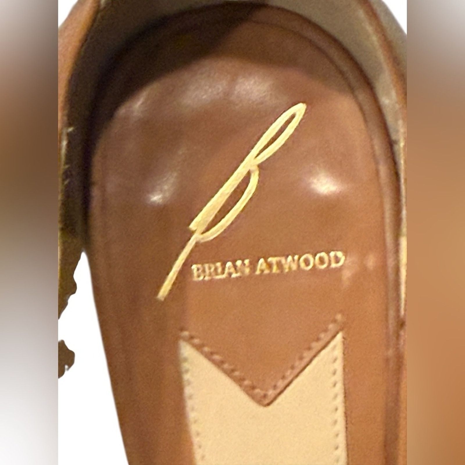 Brian Atwood Brian Atwood: Alouette Wedge High Heel Size:8 Size US 8 / IT 38 - 6 Thumbnail