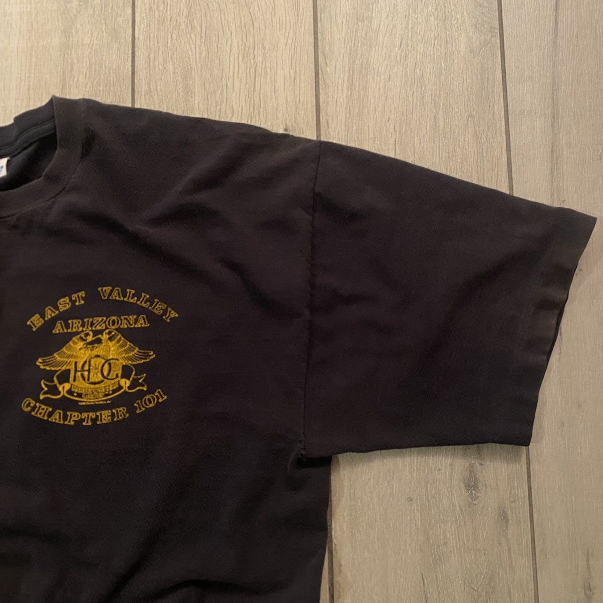 Harley Davidson × Nike Vintage 90s Faded Black Harley Davidson Graphic Tee AZ Large Size US L / EU 52-54 / 3 - 22 Thumbnail