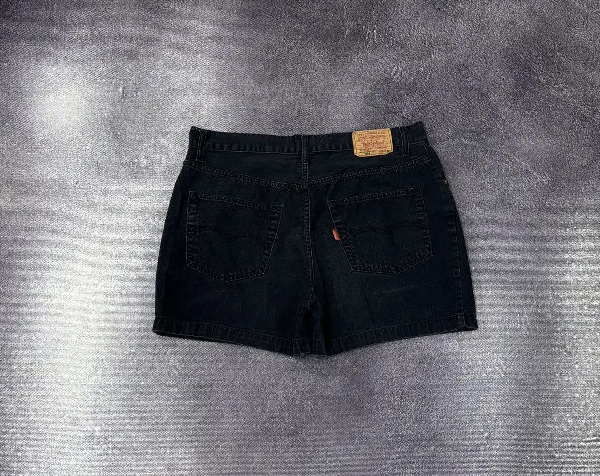 Levi's × Vintage Vintage Levi’s 501 American Hype Black Denim Shorts Jorts Size US 36 / EU 52 - 1 Thumbnail