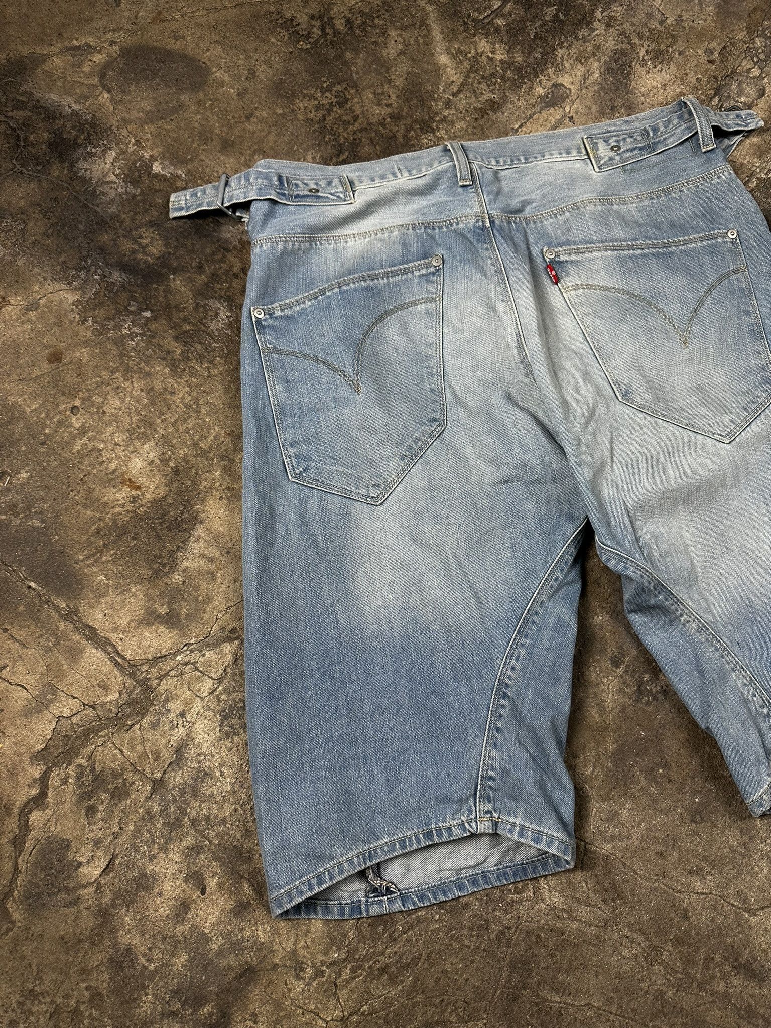 Engineered Garments × Levi's Vintage Y2k Levi's Engineered Jeans Shorts Jorts Size US 34 / EU 50 - 6 Thumbnail