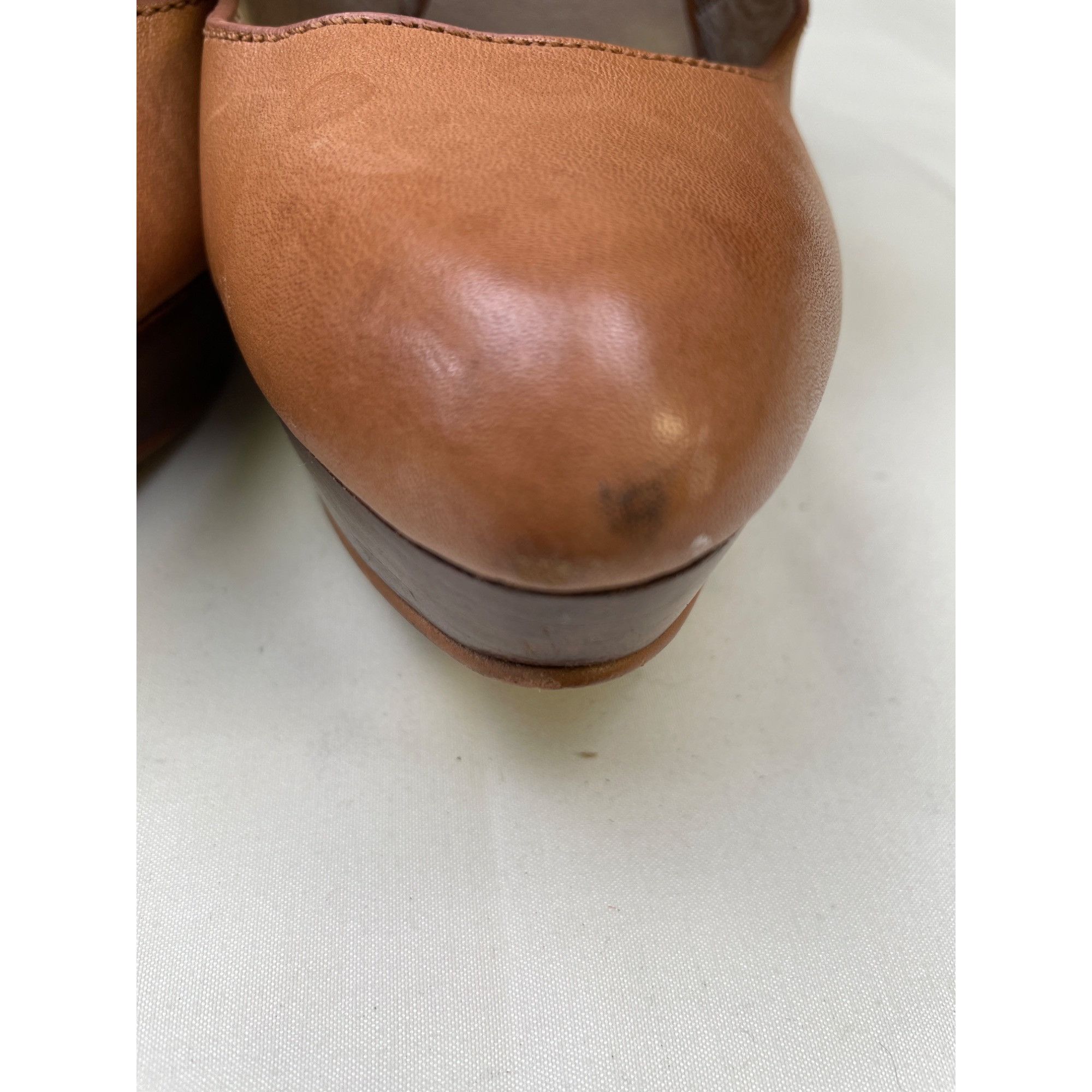 Michael Kors Michael Kors Women's Tan Leather Shoes/ Heels 4.5" Size 8M S Size US 8 / IT 38 - 7 Thumbnail