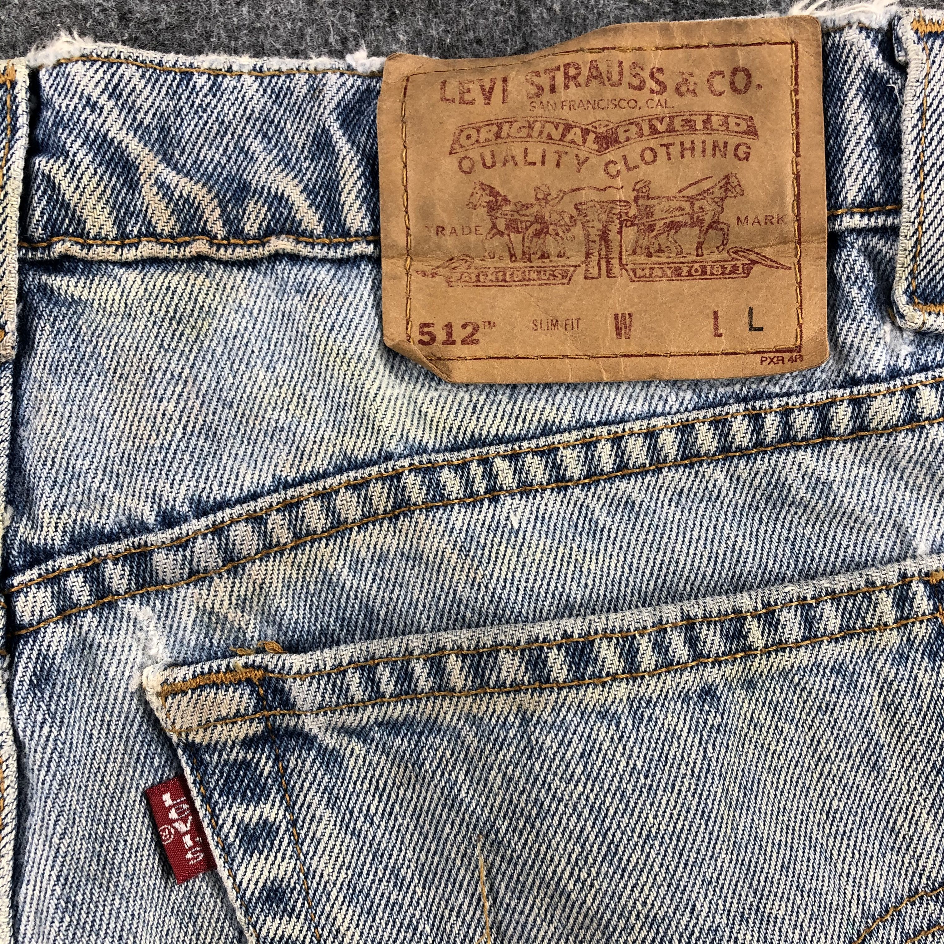 Levi's × Vintage Vintage 90s Light Wash Levis 512 Jeans-JM1459 Size US 30 / EU 46 - 7 Thumbnail
