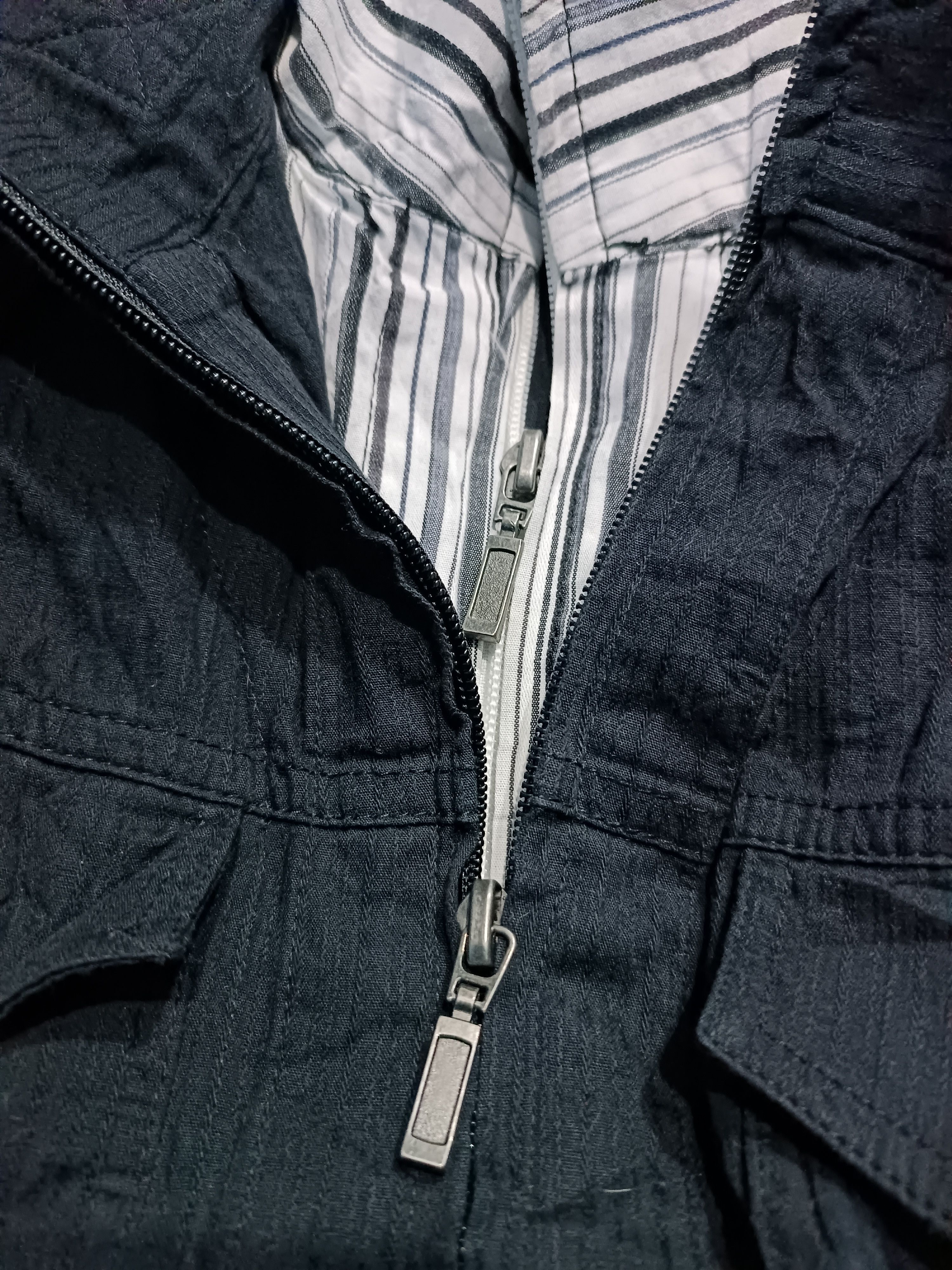 Japanese Brand × Seditionaries Japanese Brand Double Layer Zip Up Shirt Size US L / EU 52-54 / 3 - 8 Thumbnail