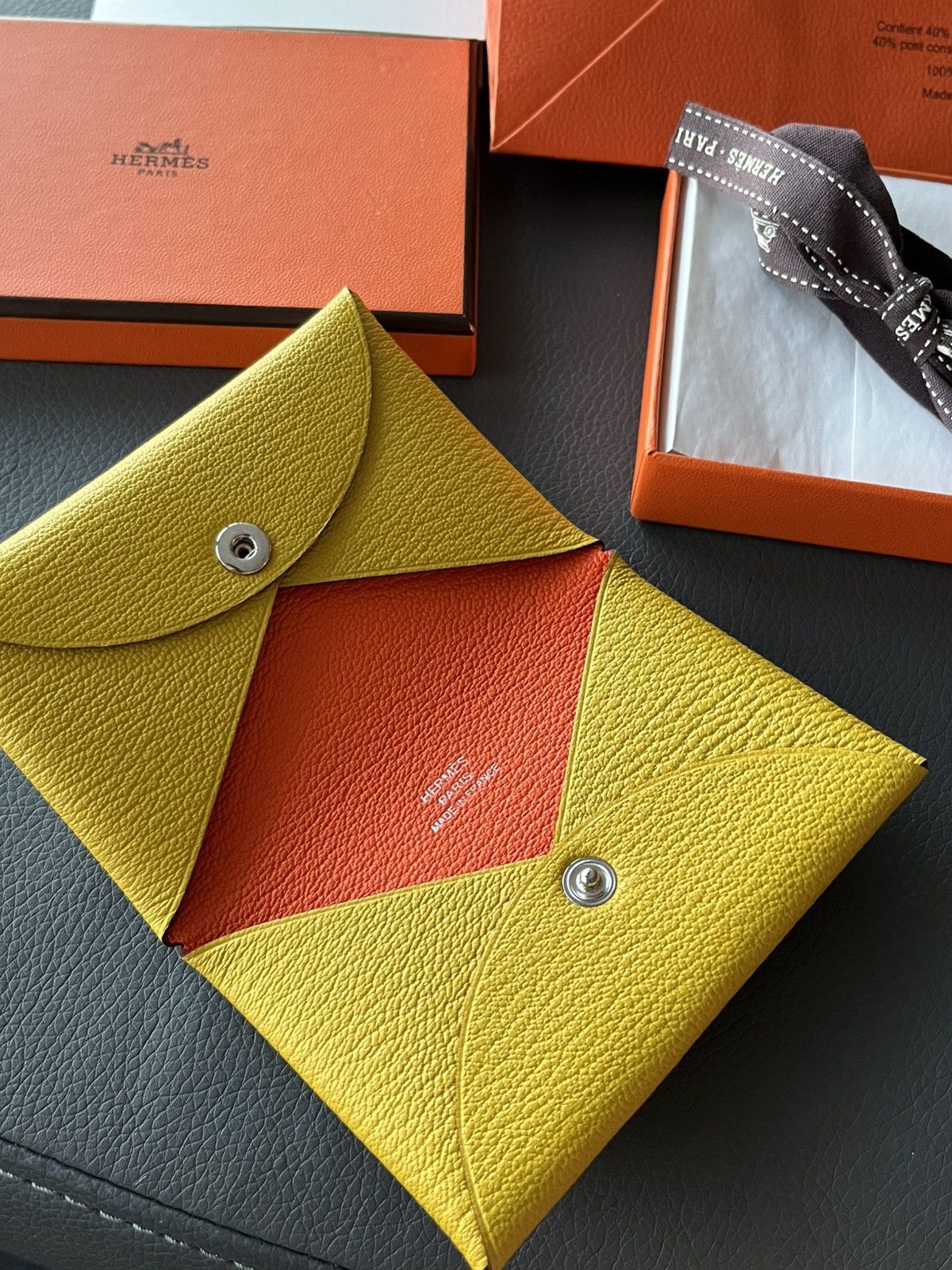 Hermes Brand New Hermes Calvi Wallet Special Edition Size ONE SIZE - 9 Thumbnail